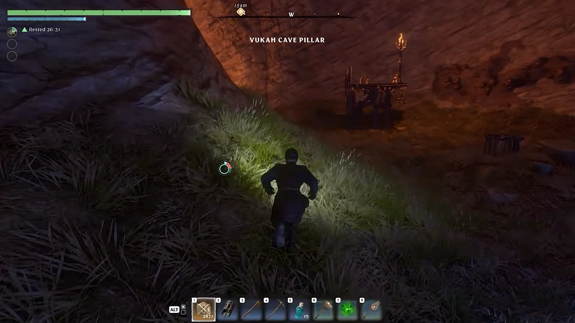 Vukah Cave Pillar location banner in the Nomad Highlands