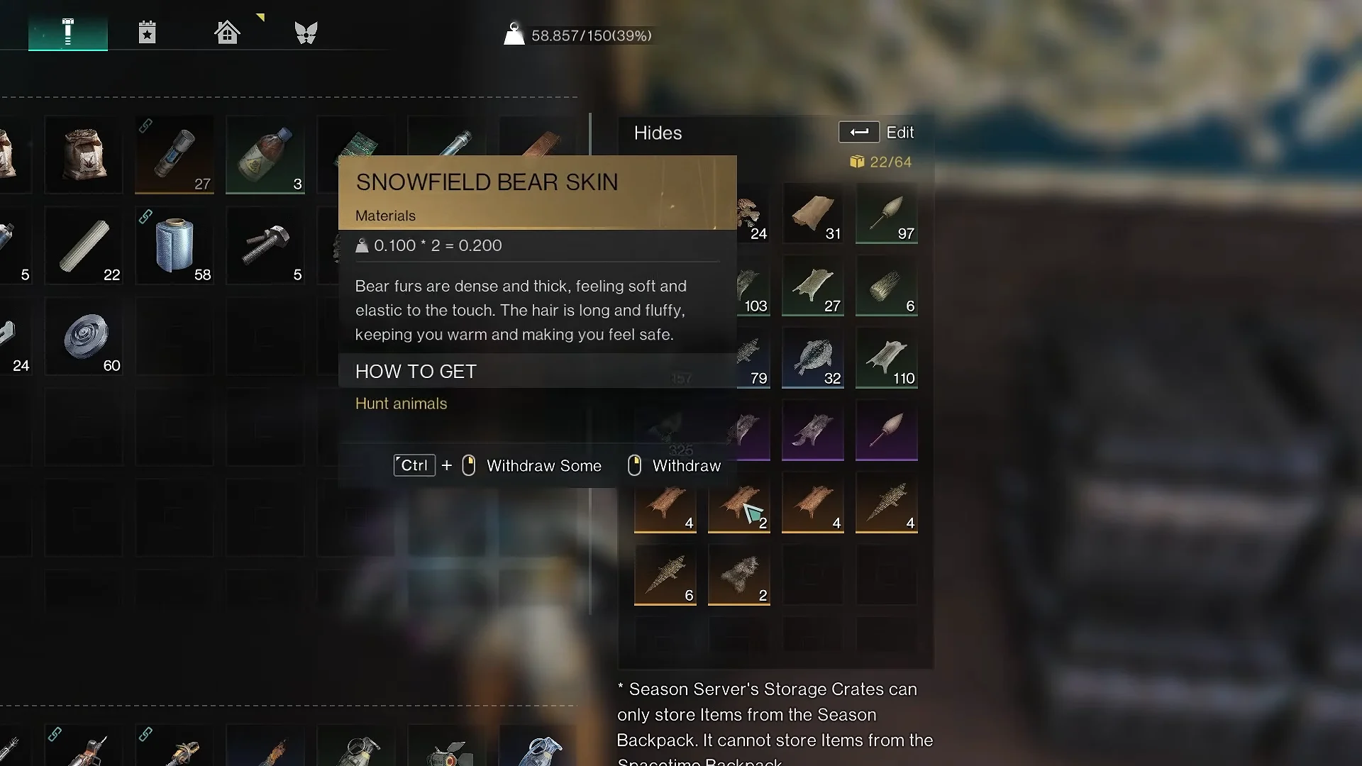 Special Variations Inventory