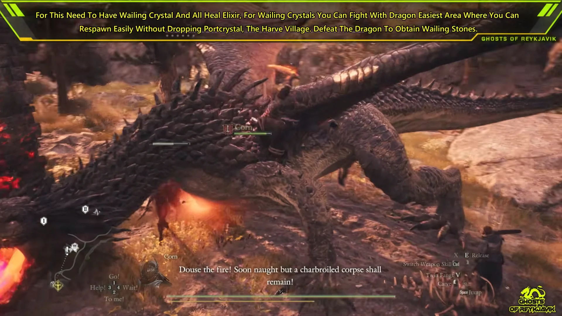 Drake battle at Northern Harve Ruins