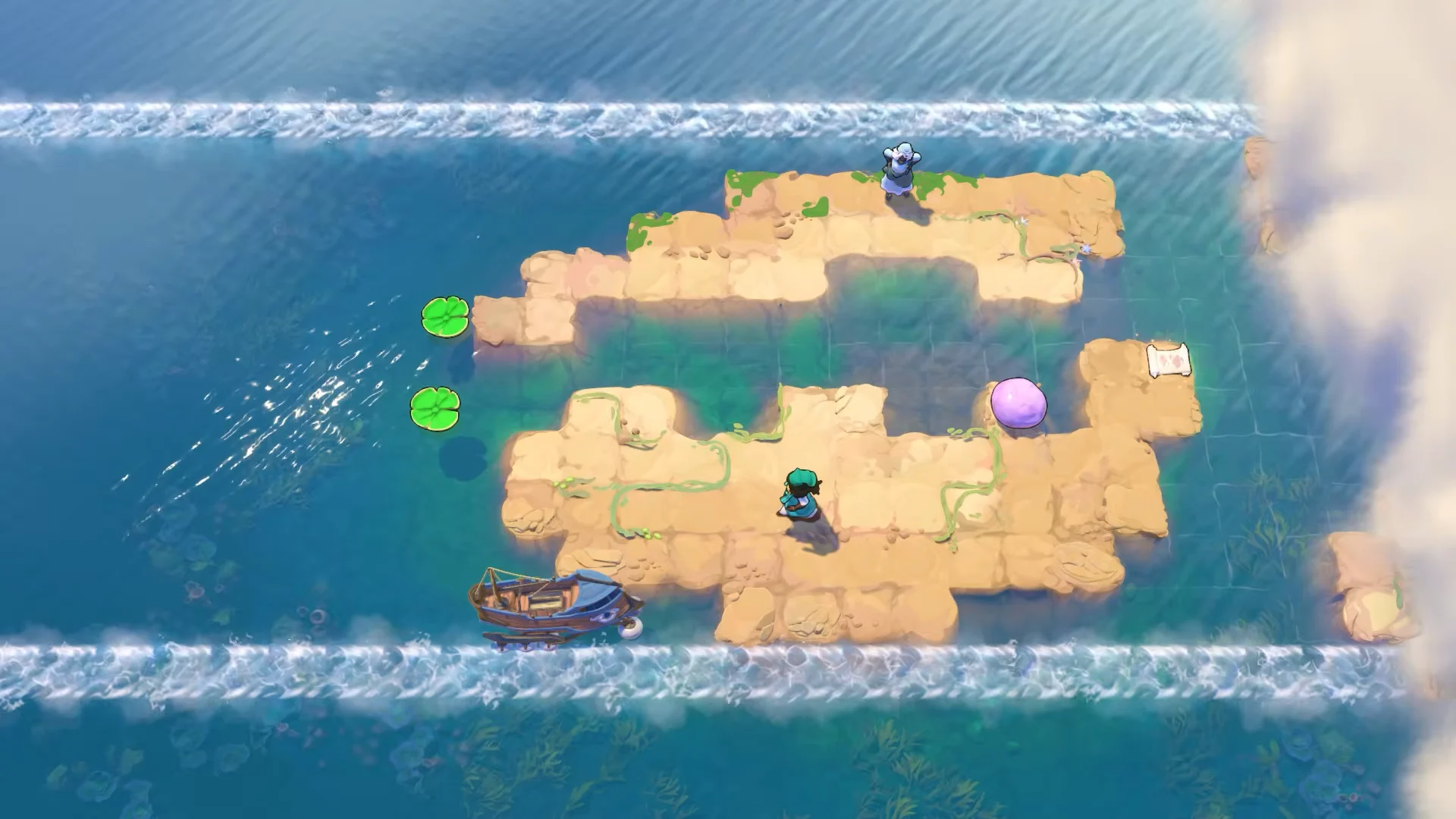 Dual-Character Blob Push 1
