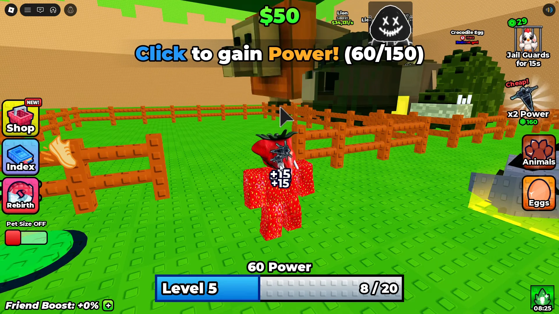 Initial Power Clicking