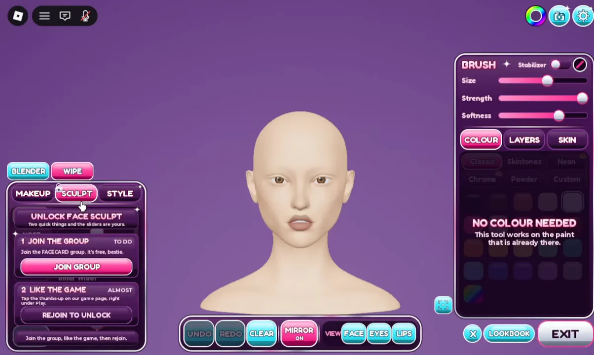Sculpt Tab Preview