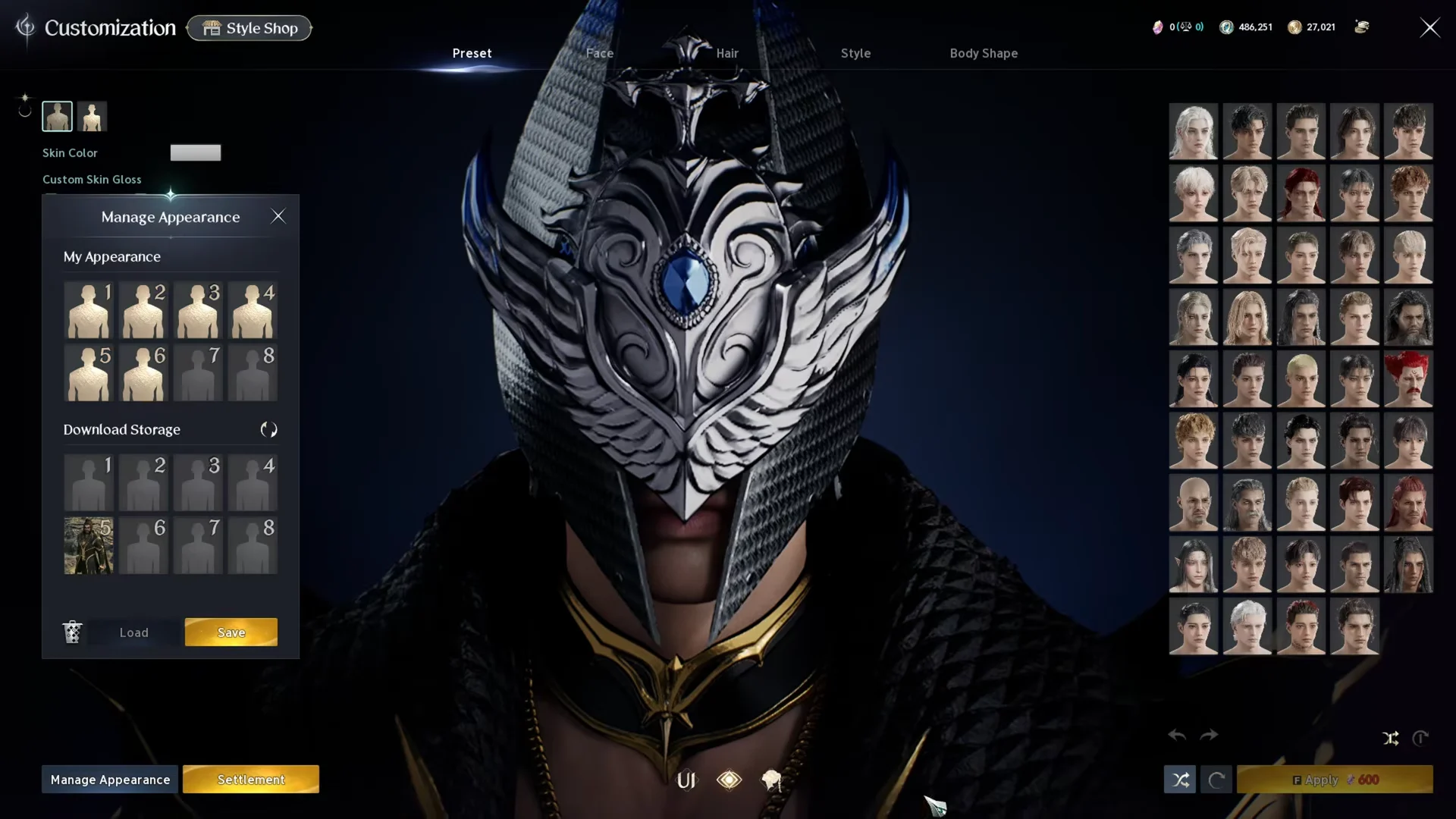 Loading Preset In-Game