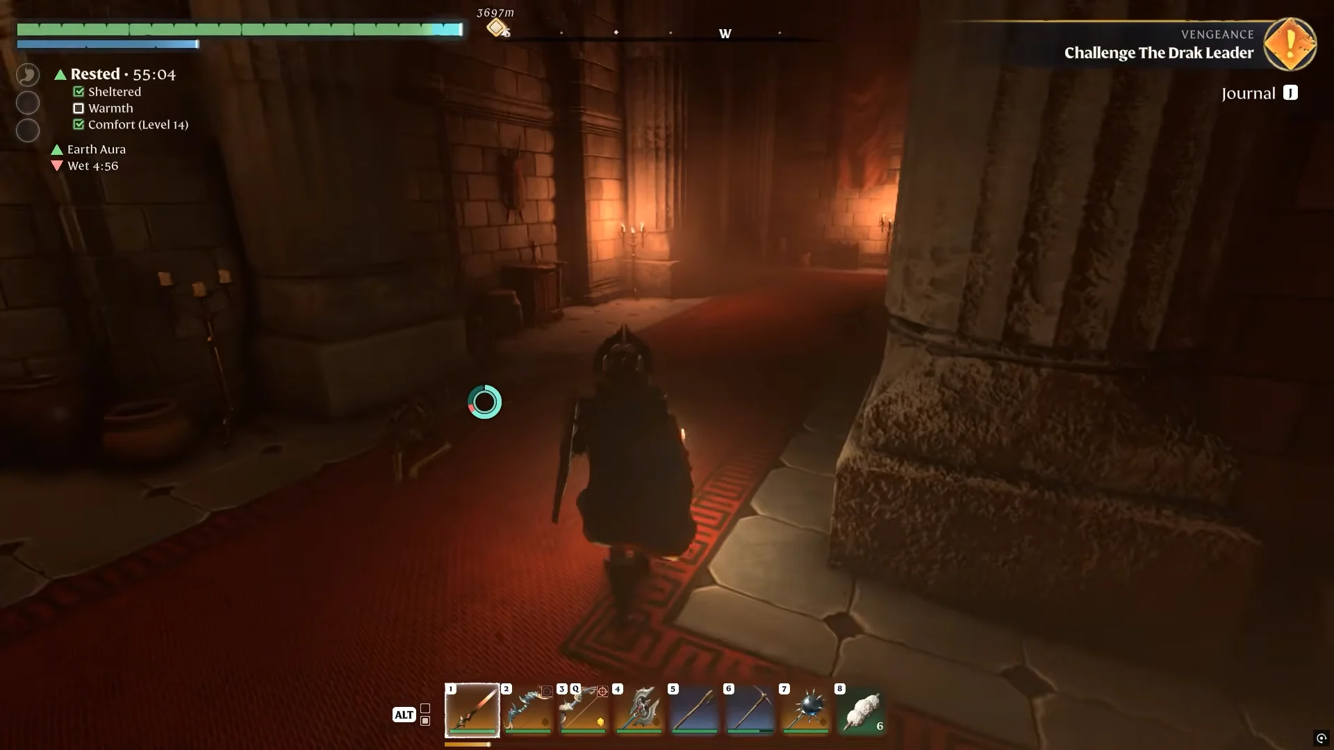 Entering Castle Interior