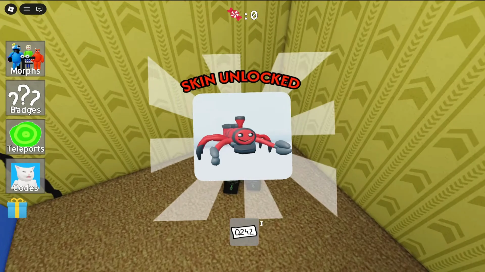 Choo-Choo Spider Train morph