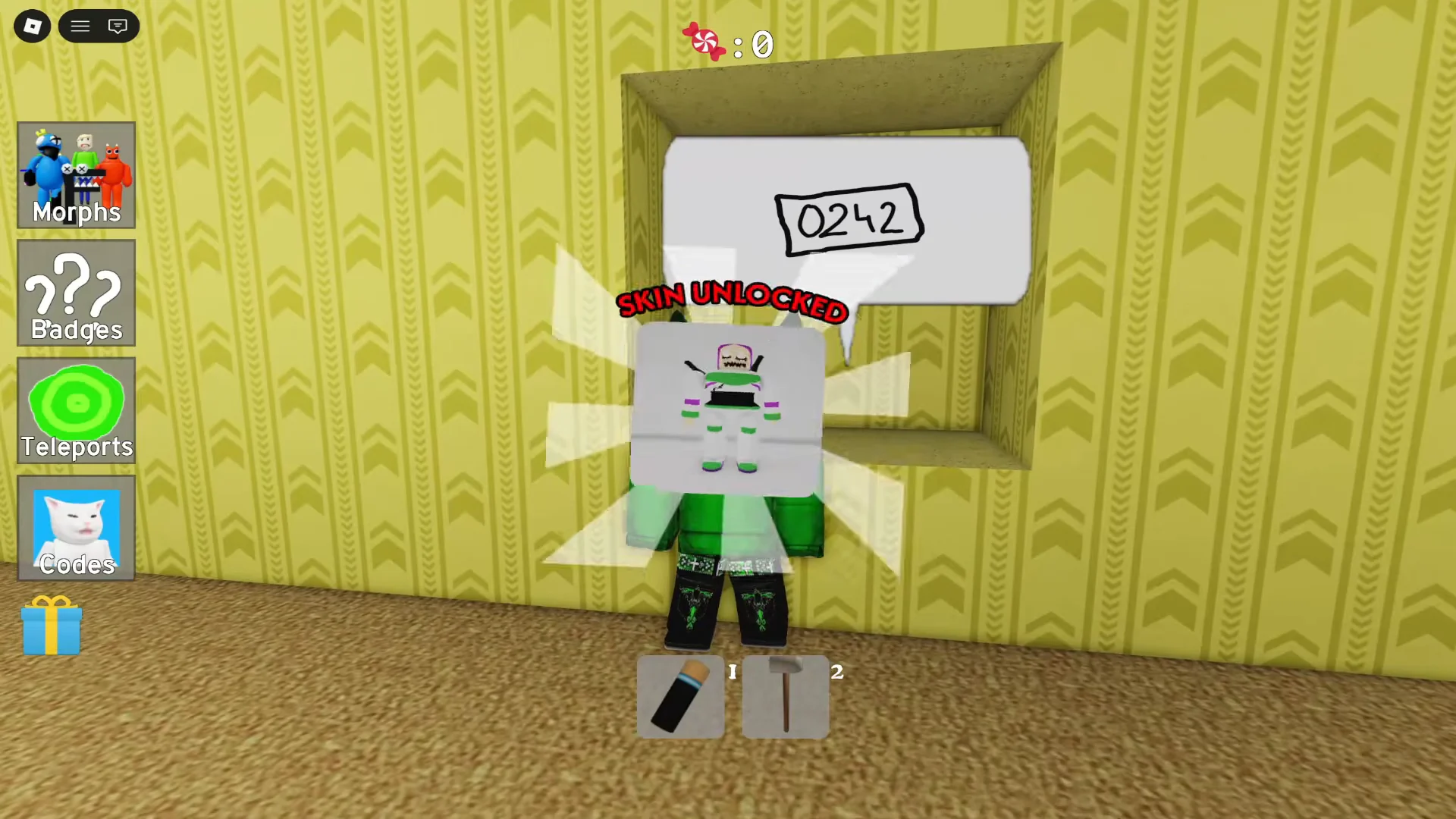 Code door & Buzz Lightyear morph