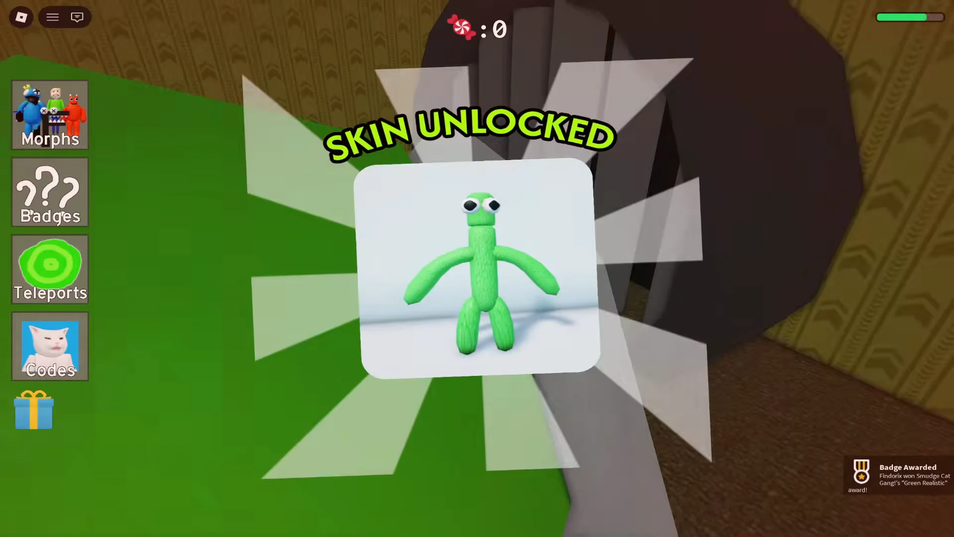 Green Alien Baby morph