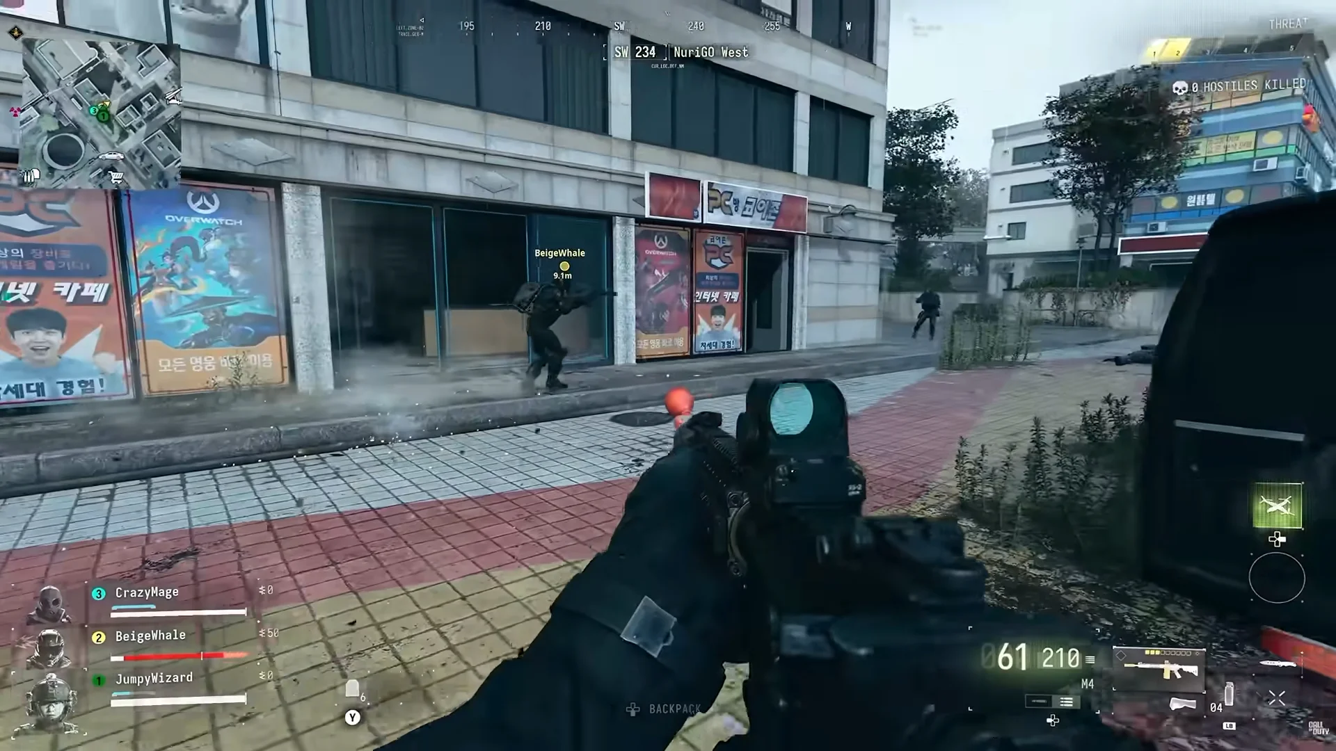Three-player squad in Hajin streets