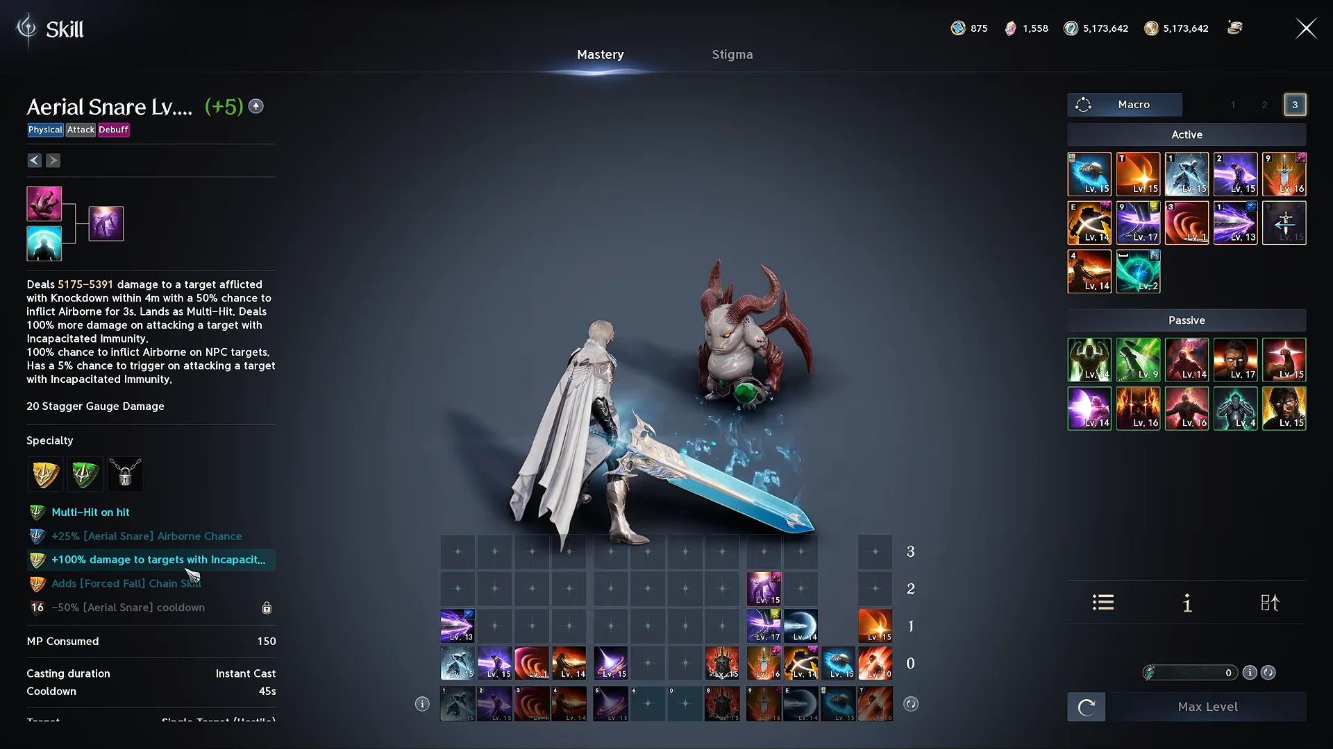 Passive Masteries Setup