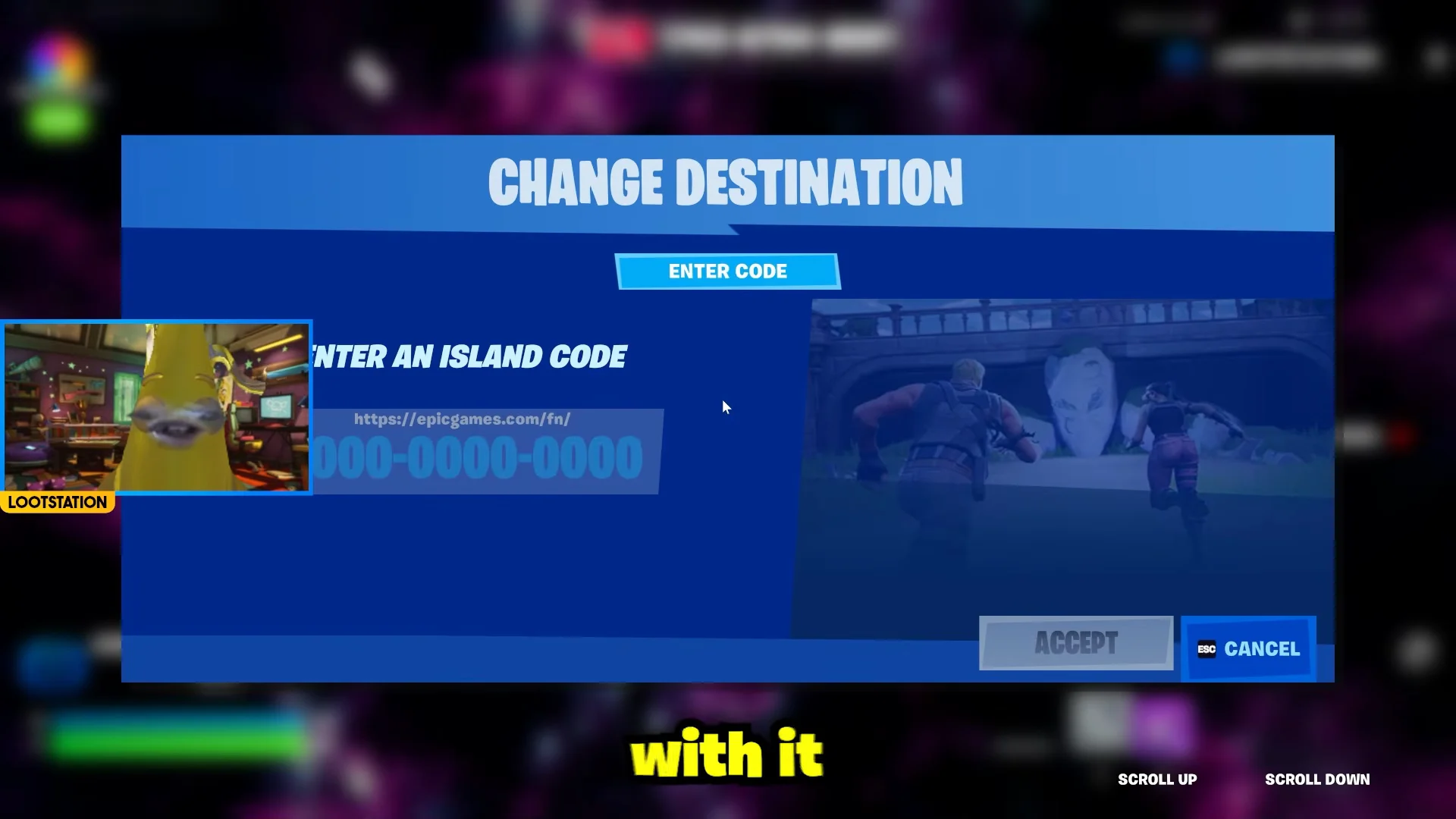 Second Map Code Entry