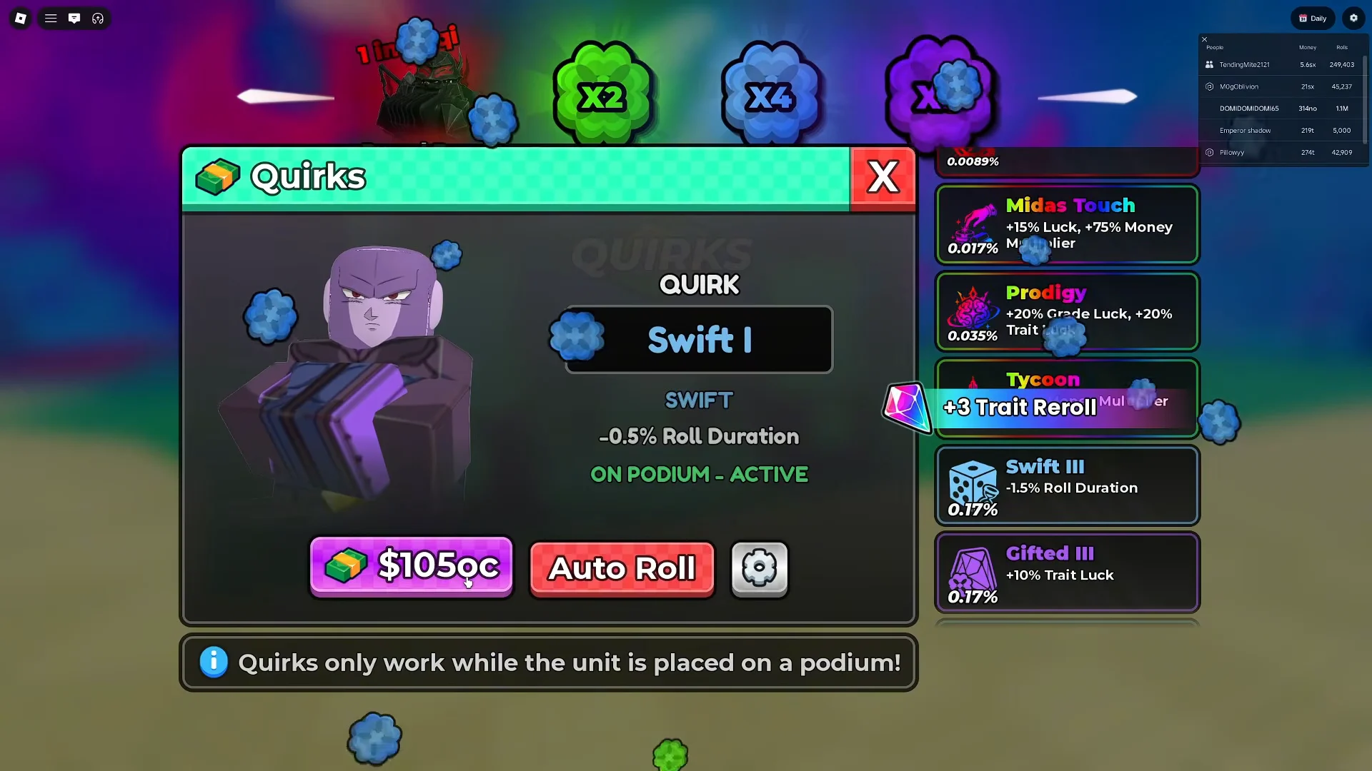 Exploring Quirks