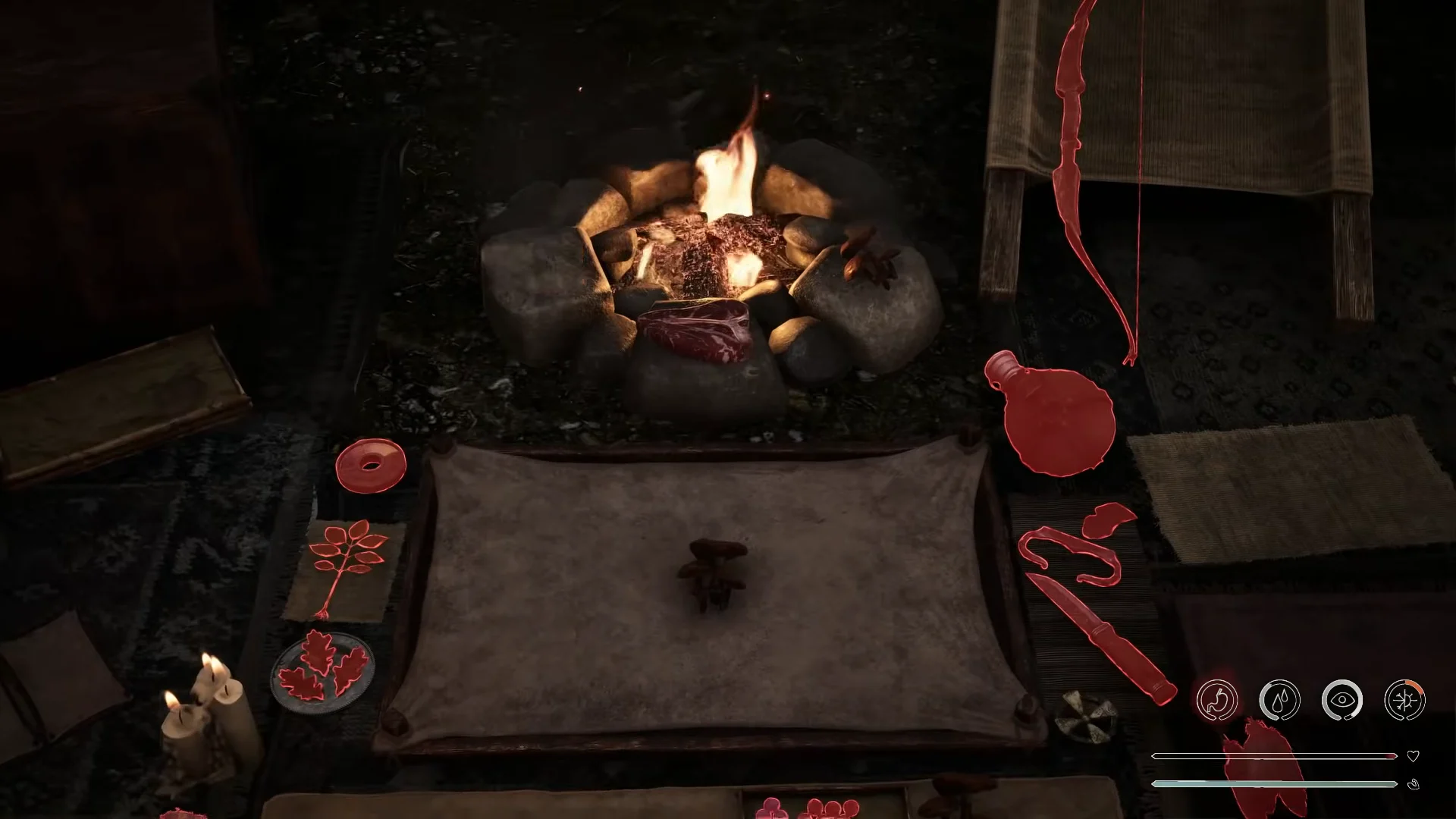 Building Campfire & cooking