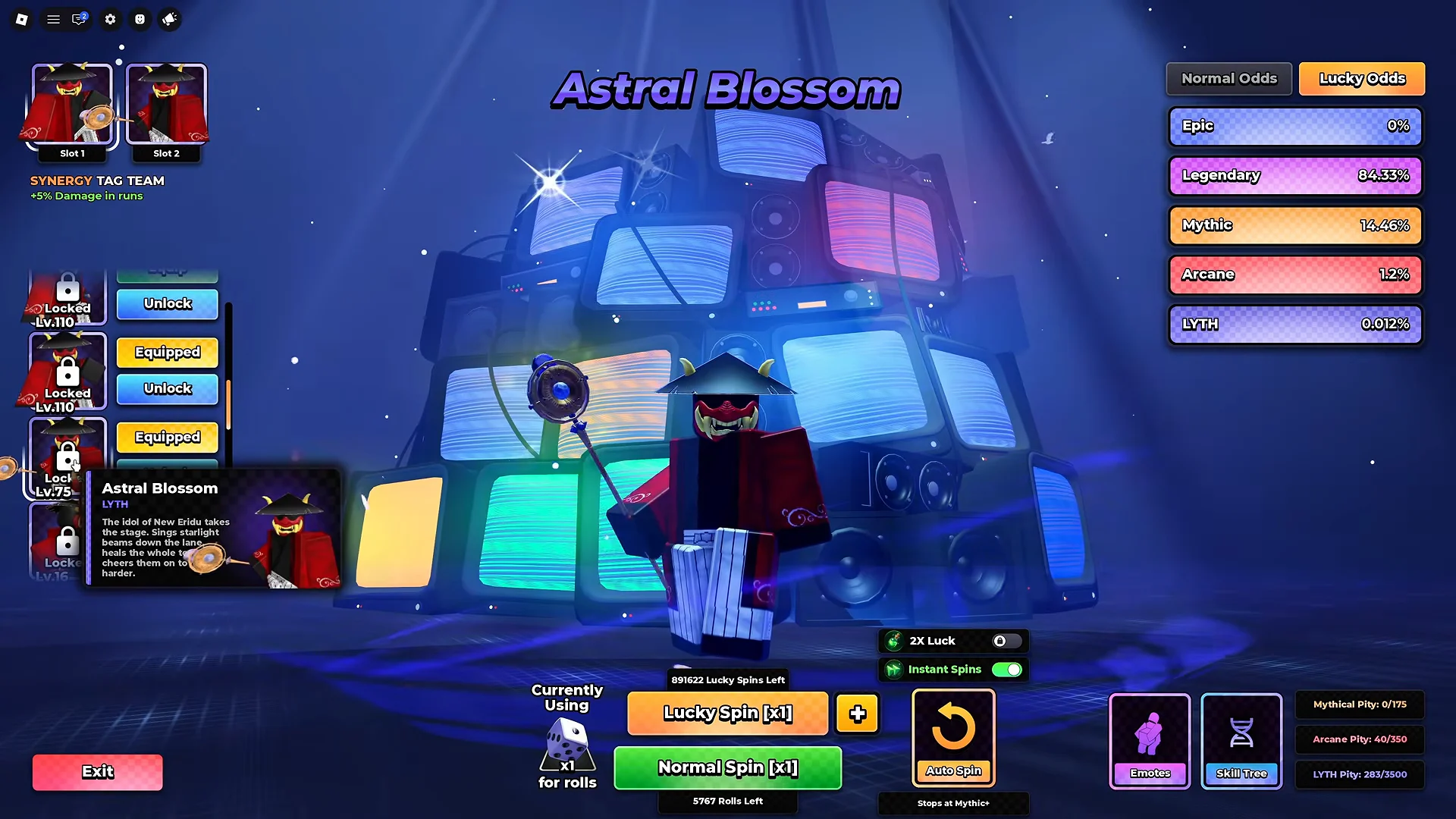 Secondary Weapon: Astral Blossom