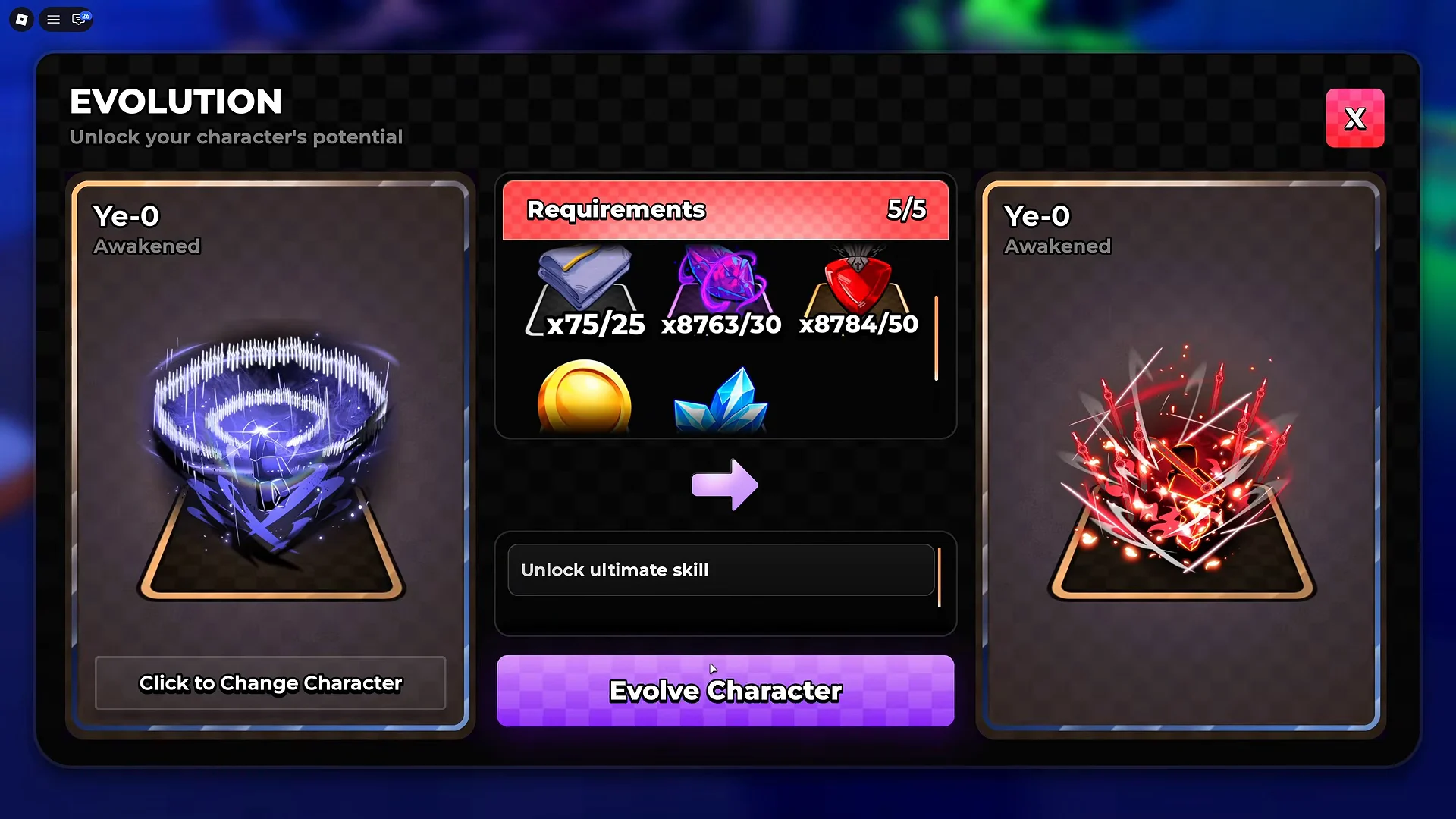 Evolving / Awakening Ye-0