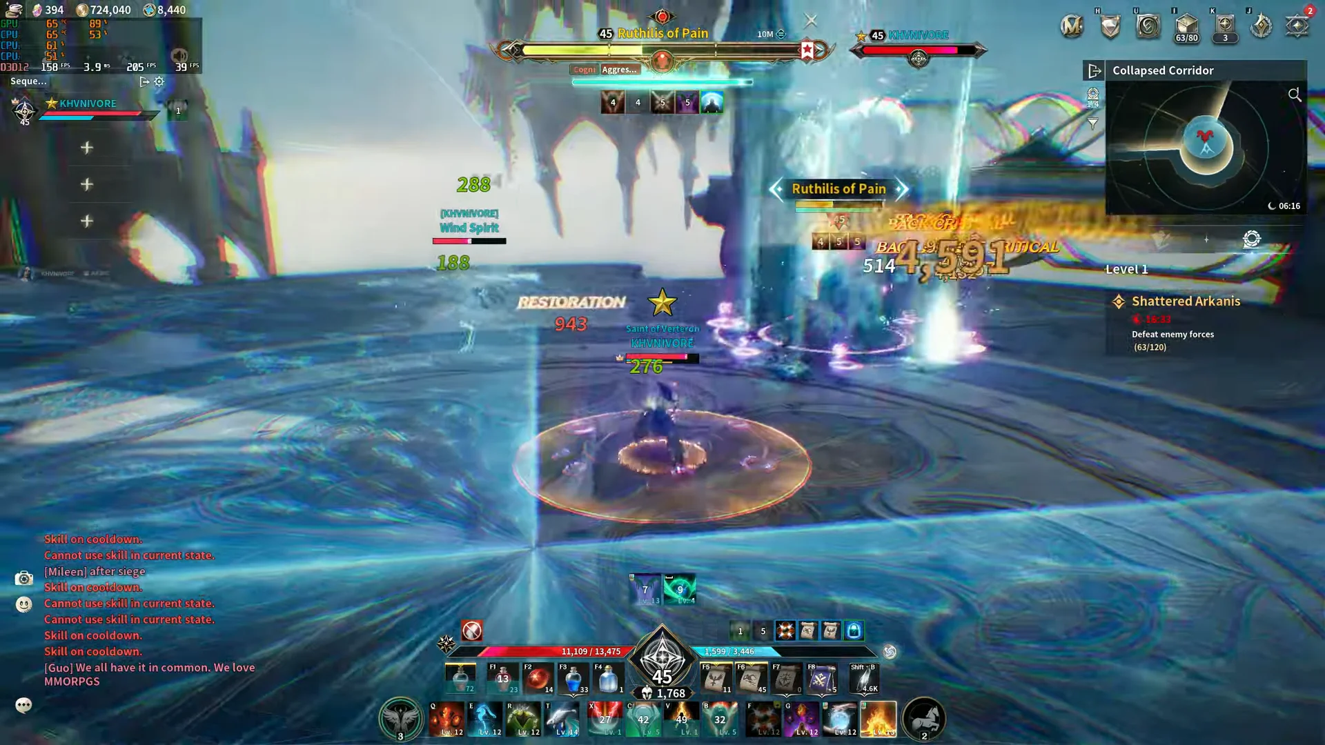 Boss combat initiation