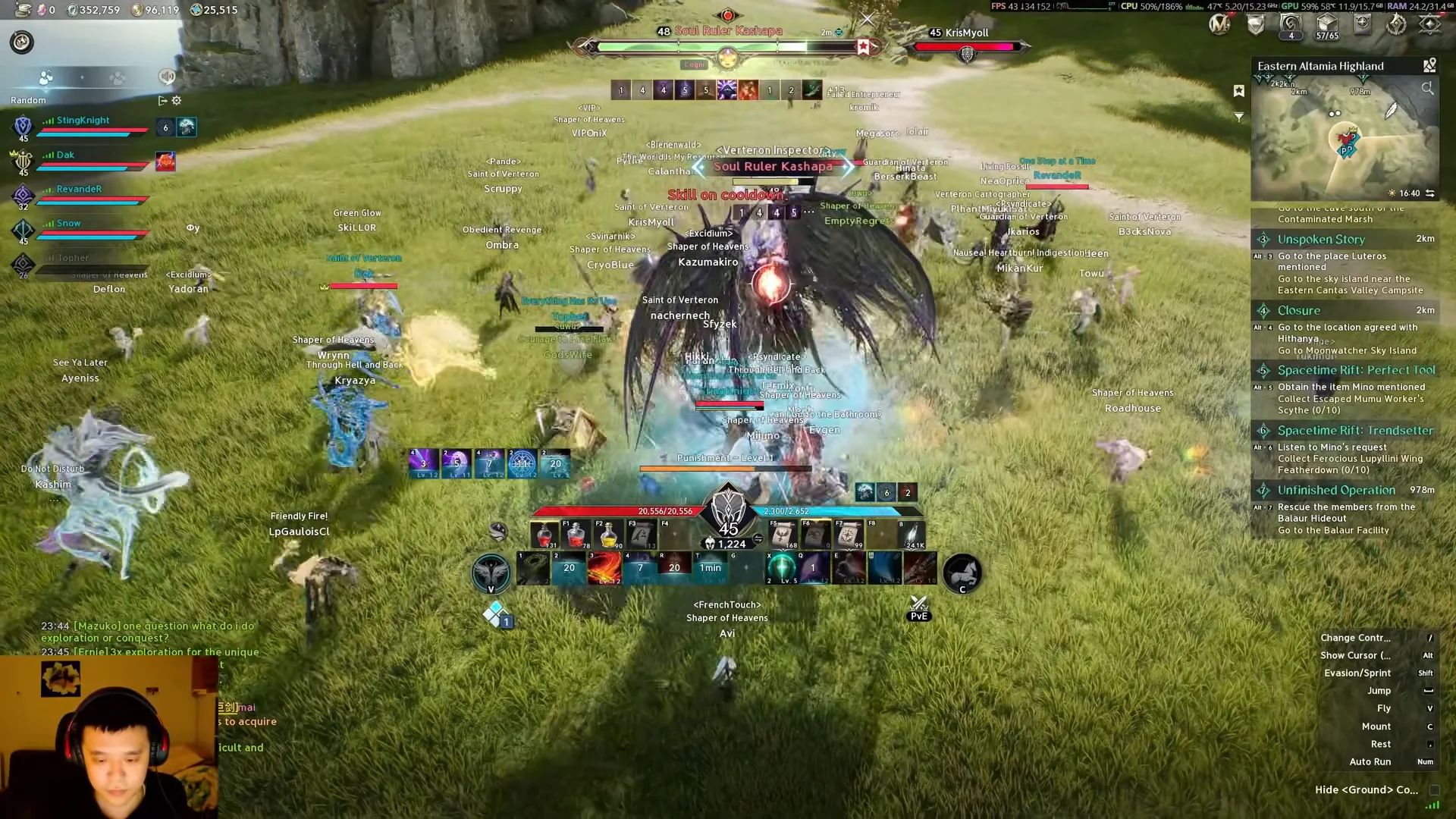 Rejoining the Kashapa battle