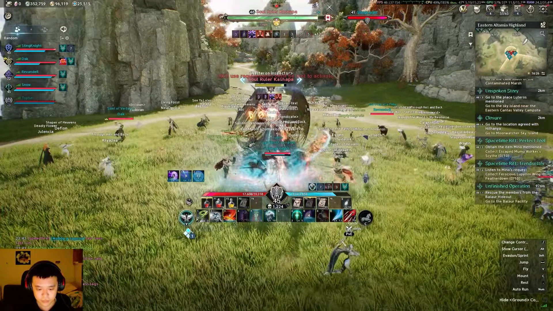 Soul Ruler Kashapa raid combat