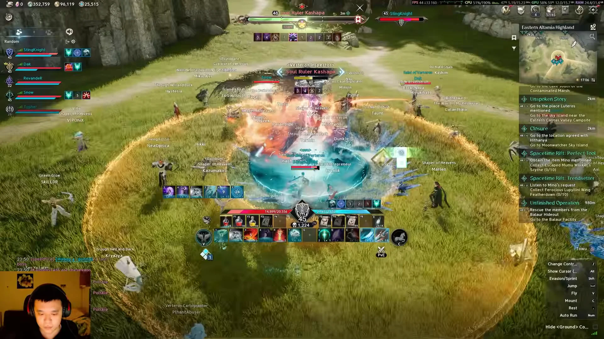 Reaching 50% health phase