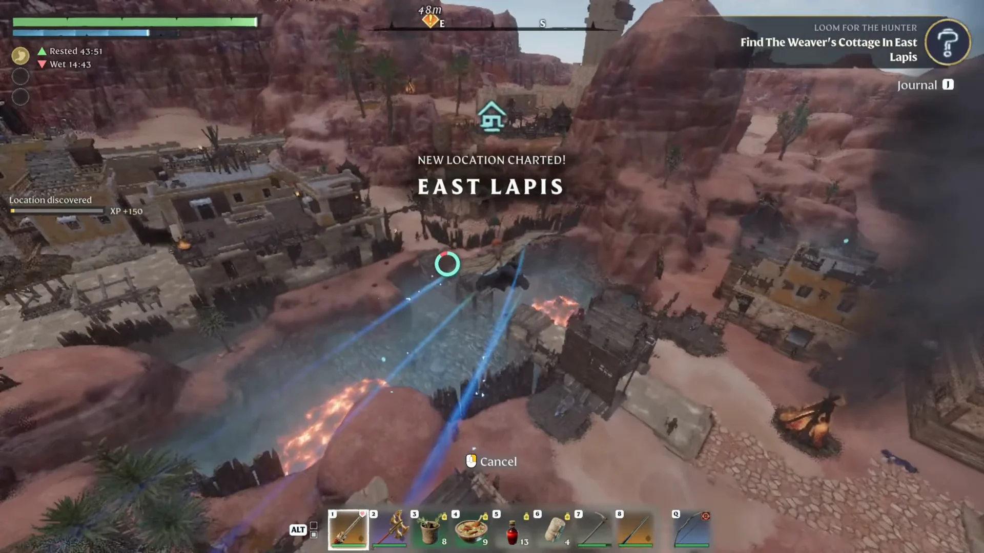 Arriving at East Lapis