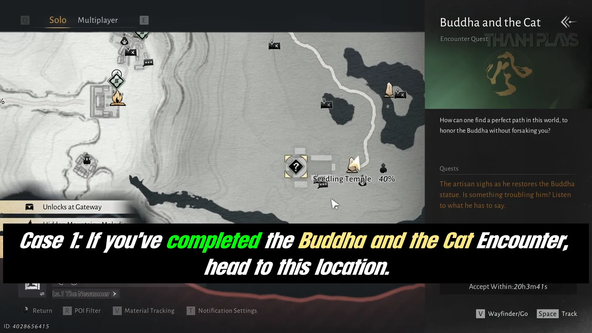 Case 1 Explanation (Buddha and the Cat Completed)