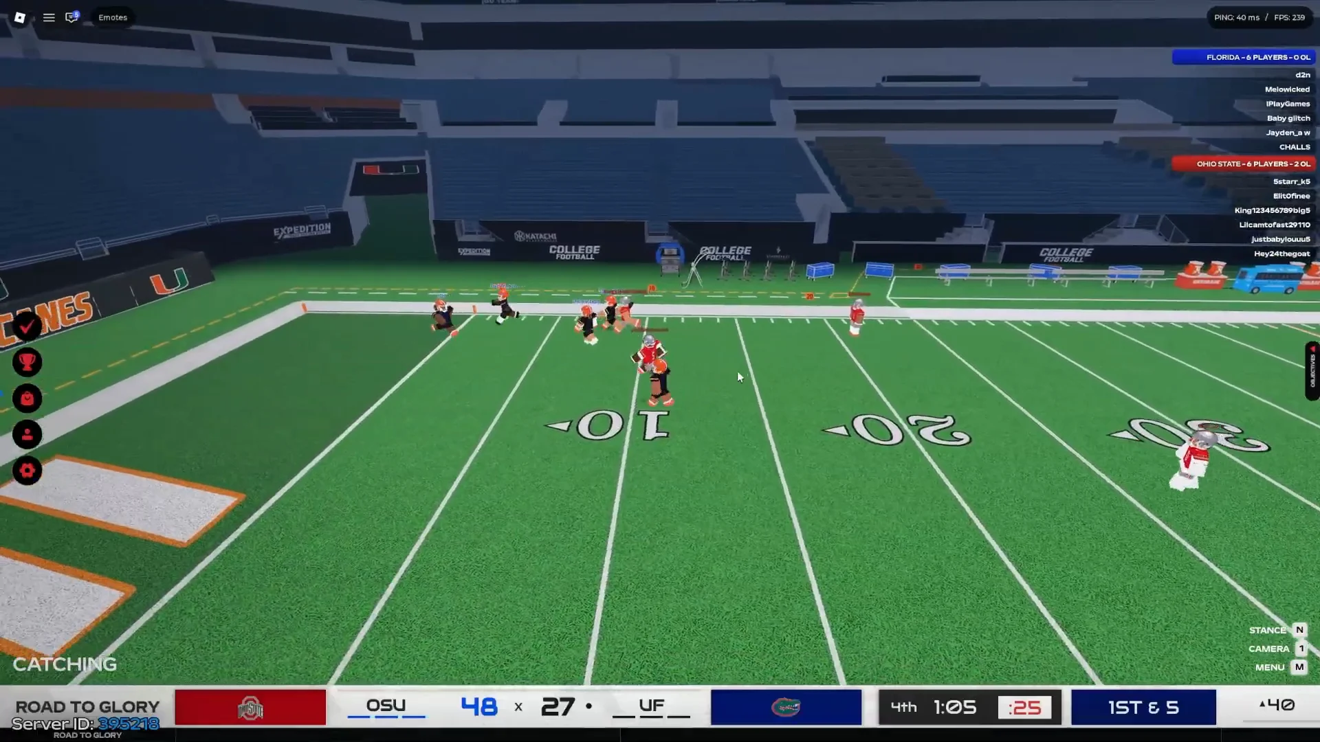 Match 1: Florida Kick Return & Offense