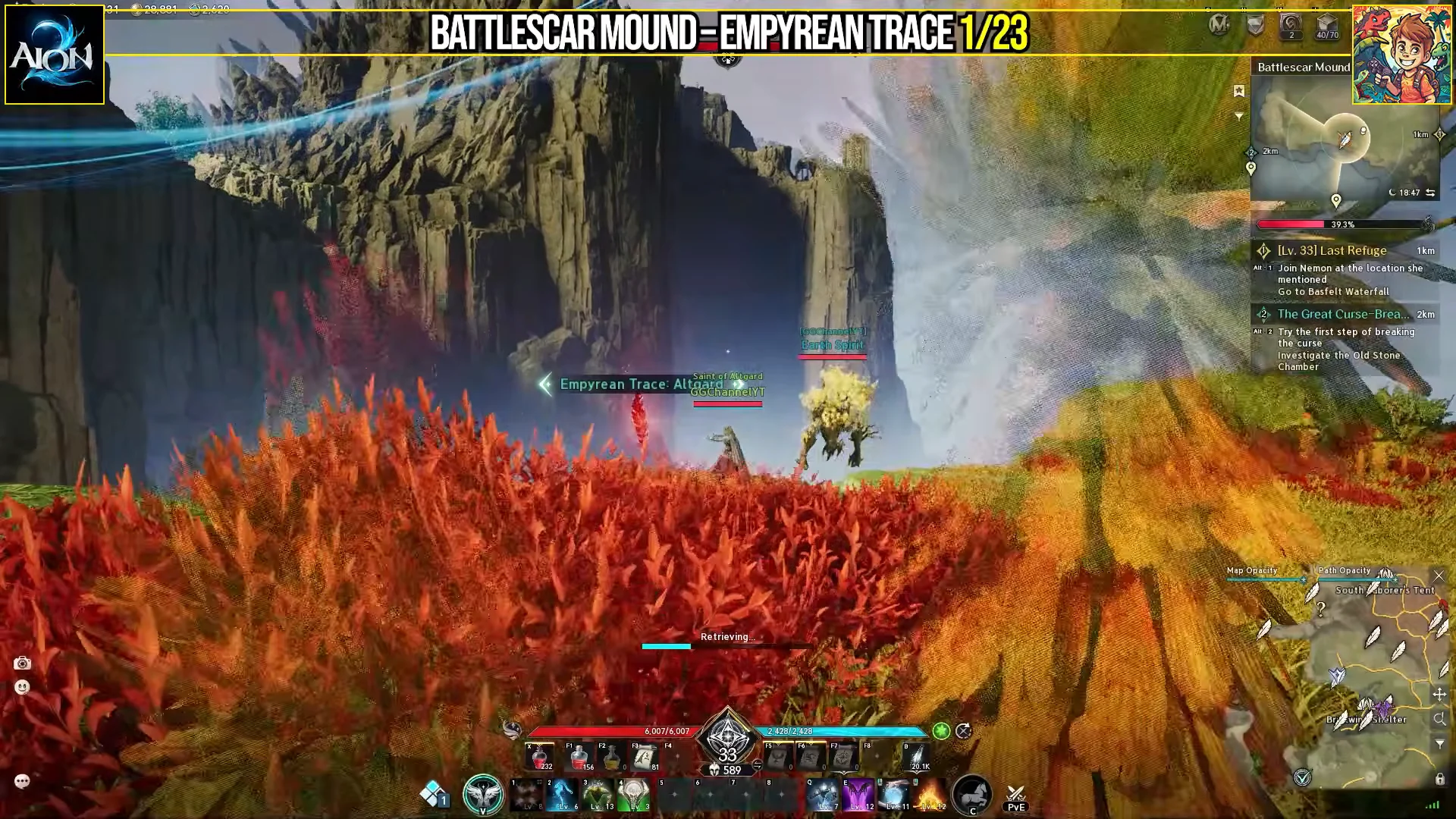 Empyrean Trace 1/23 Map & Gathering