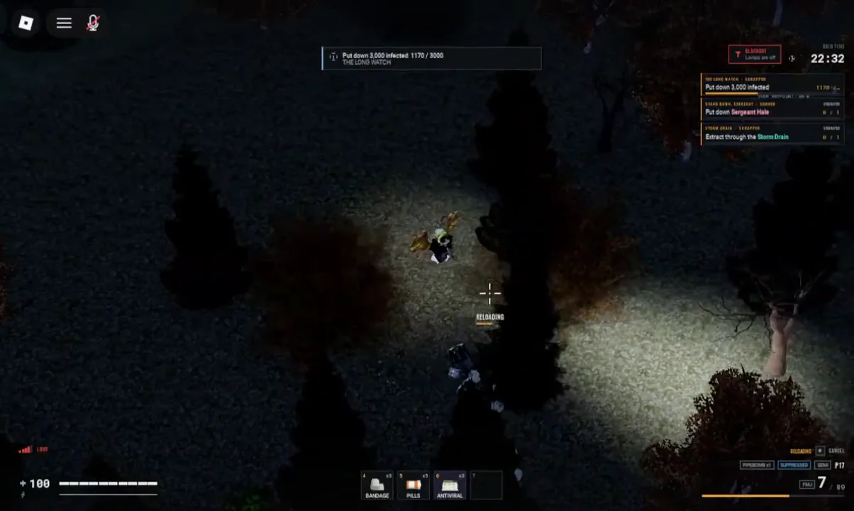 Woods Infiltration and Swarm Fight