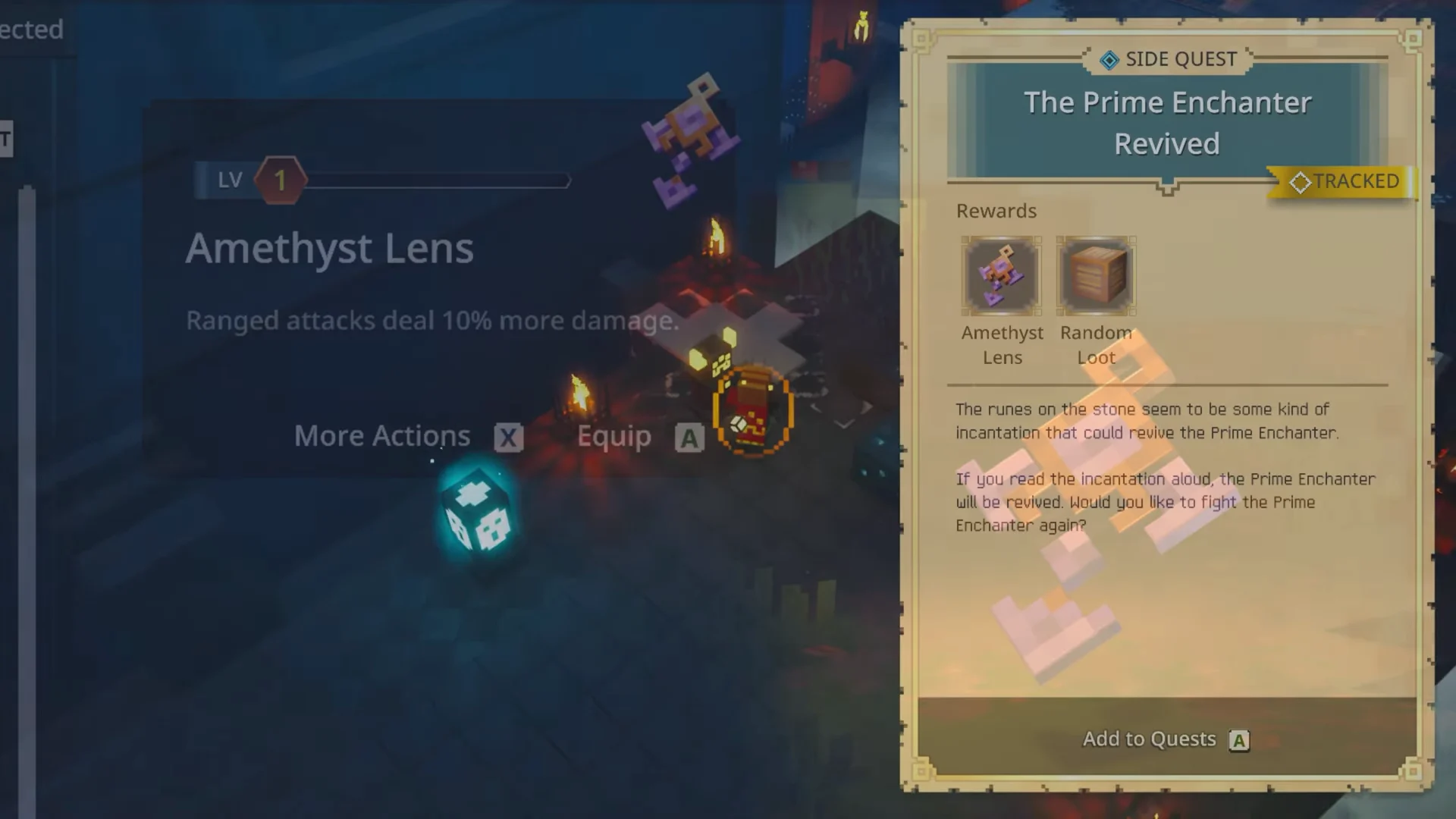 Talisman 3: Amethyst Lens (Revived Prime Enchanter / Howling Woods)