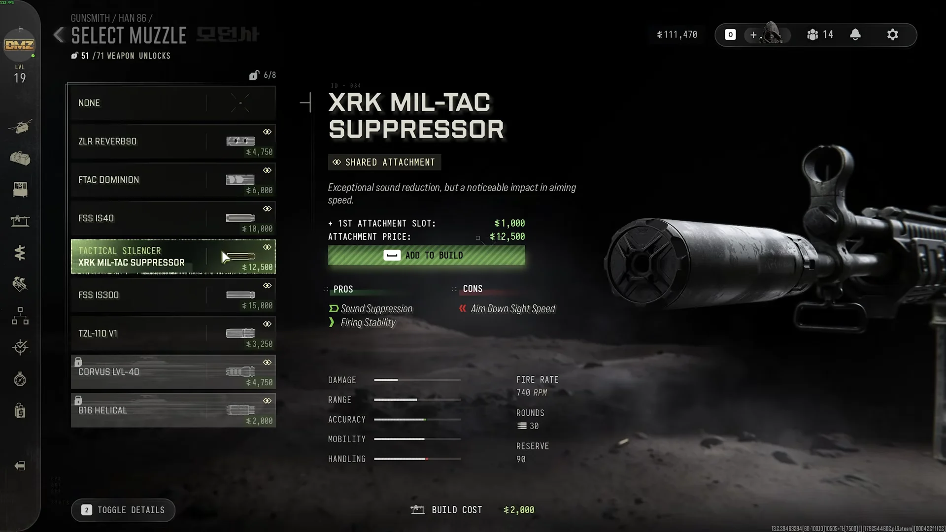 XRK Mil-Tac suppressor in Gunsmith