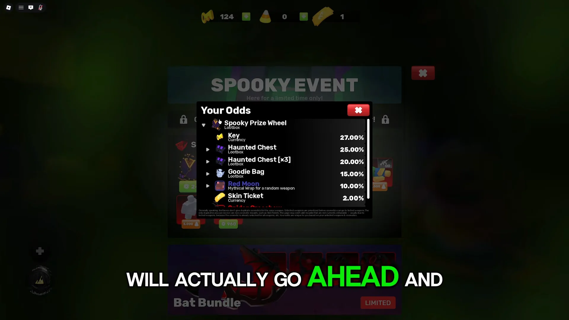 Spooky Prize Wheel and Haunted Chests