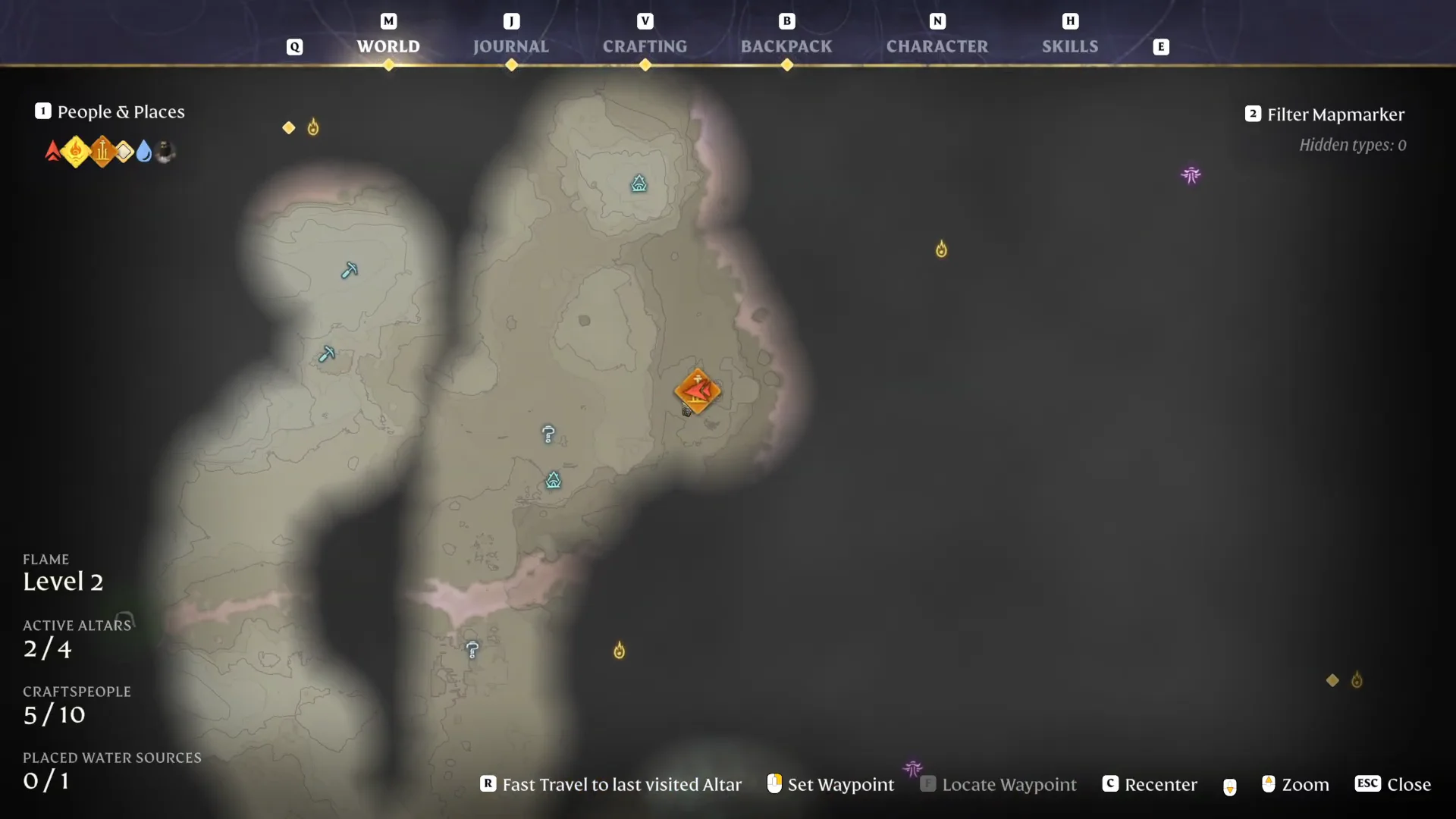Map selection