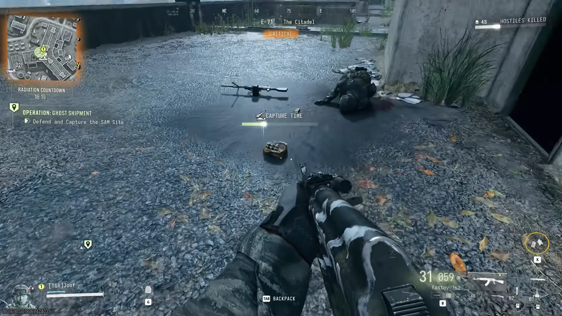 Defend SAM site capture bar