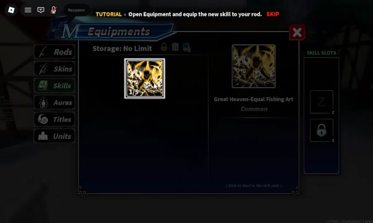 Equipping the Skill
