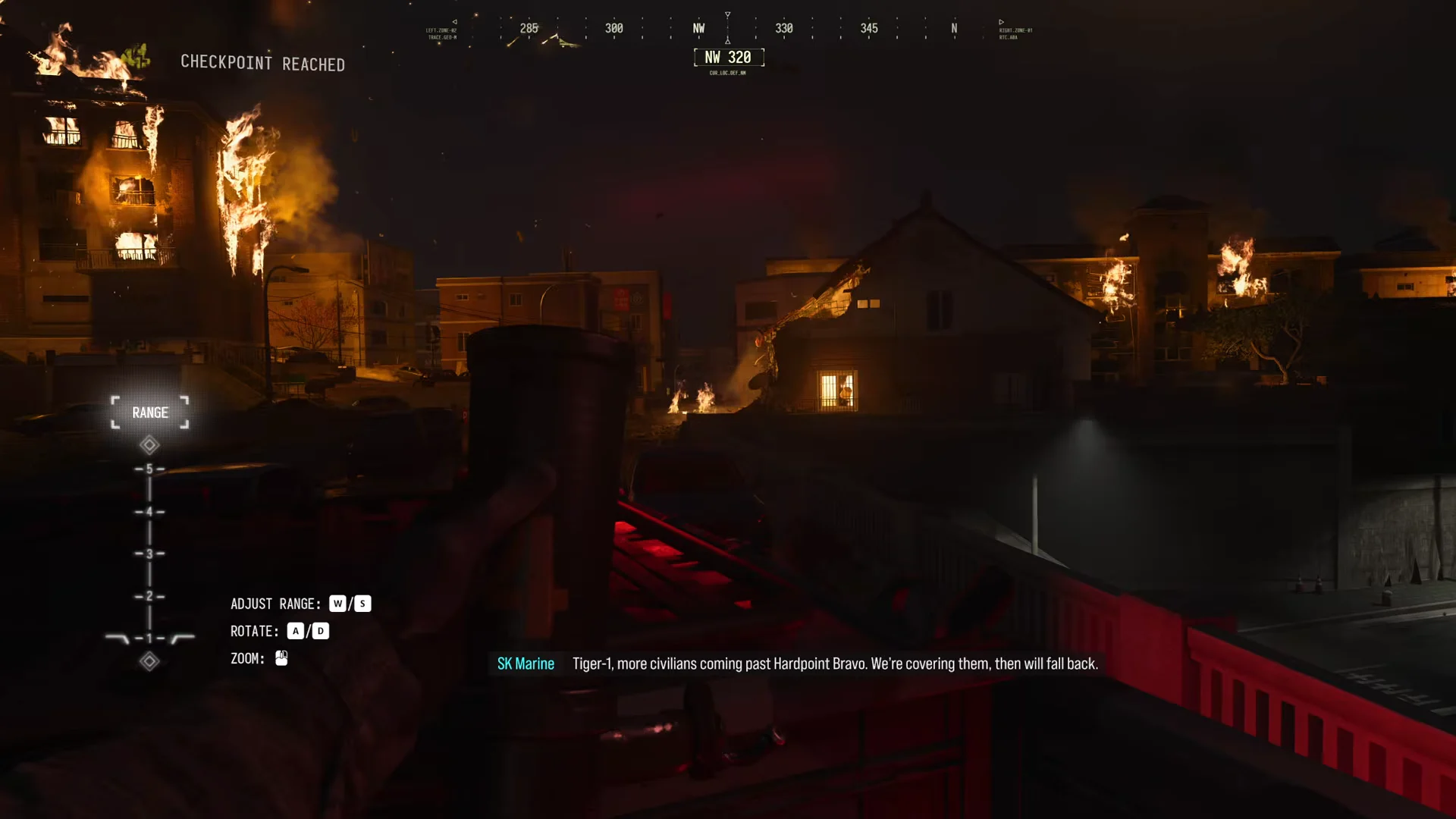 Manning the mortar truck