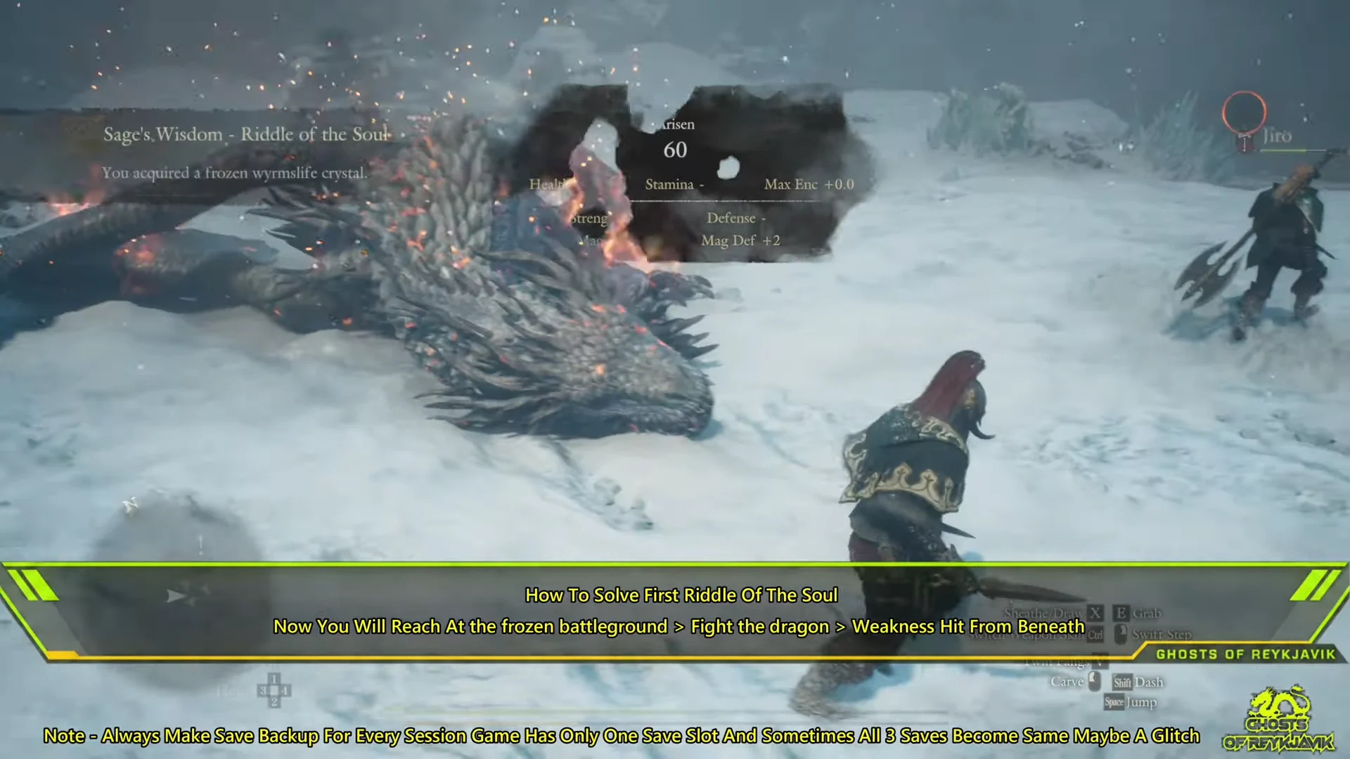 Defeating the Dragon and Collecting Crystal