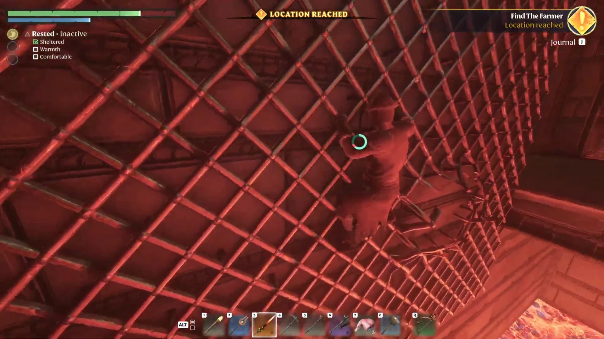 Climbing first wire wall