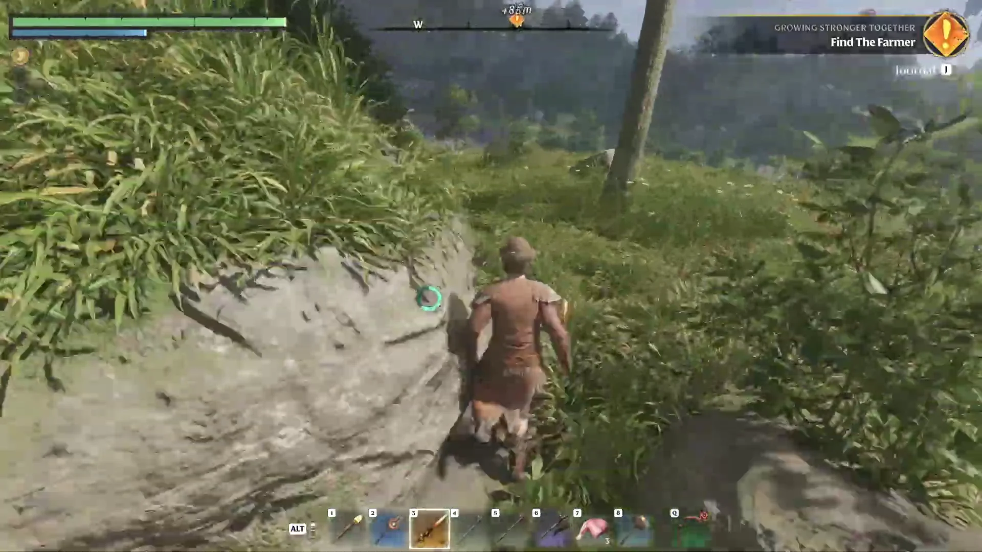 Running through the wilderness