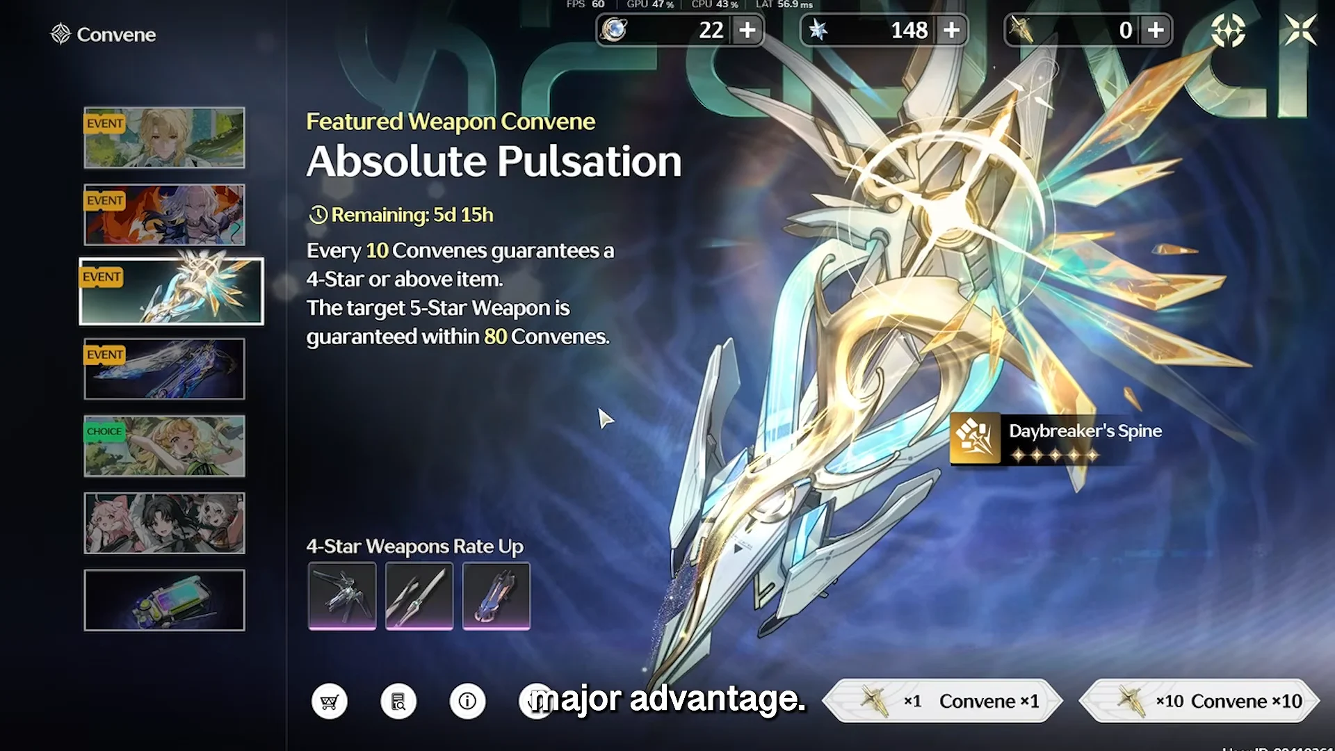 Pulling Strategy for Weapons & Resonators