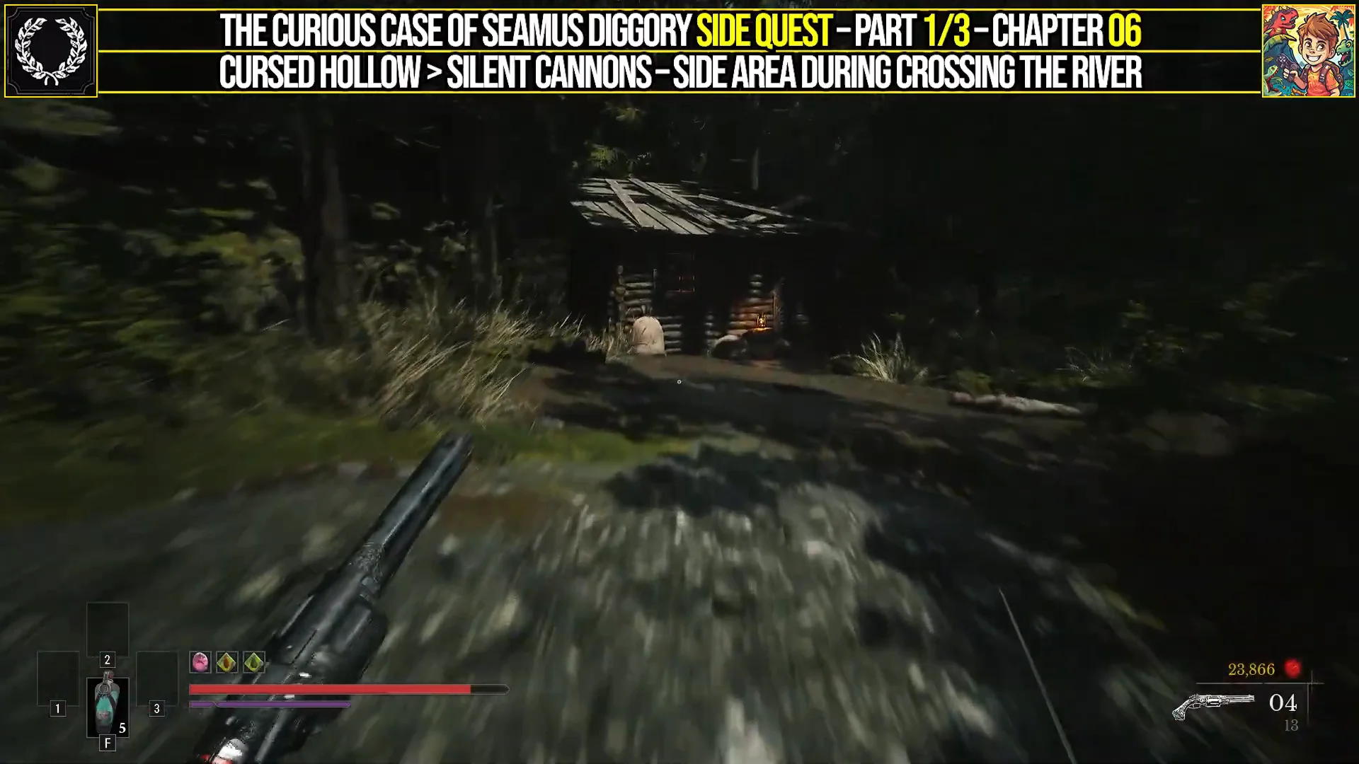 Reaching Seamus's Shed