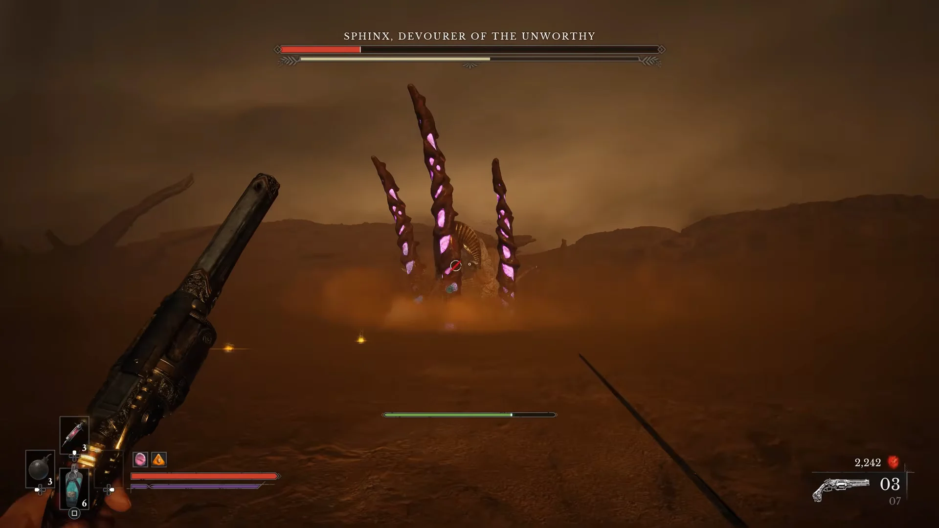 Mid-Fight Projectile Attacks