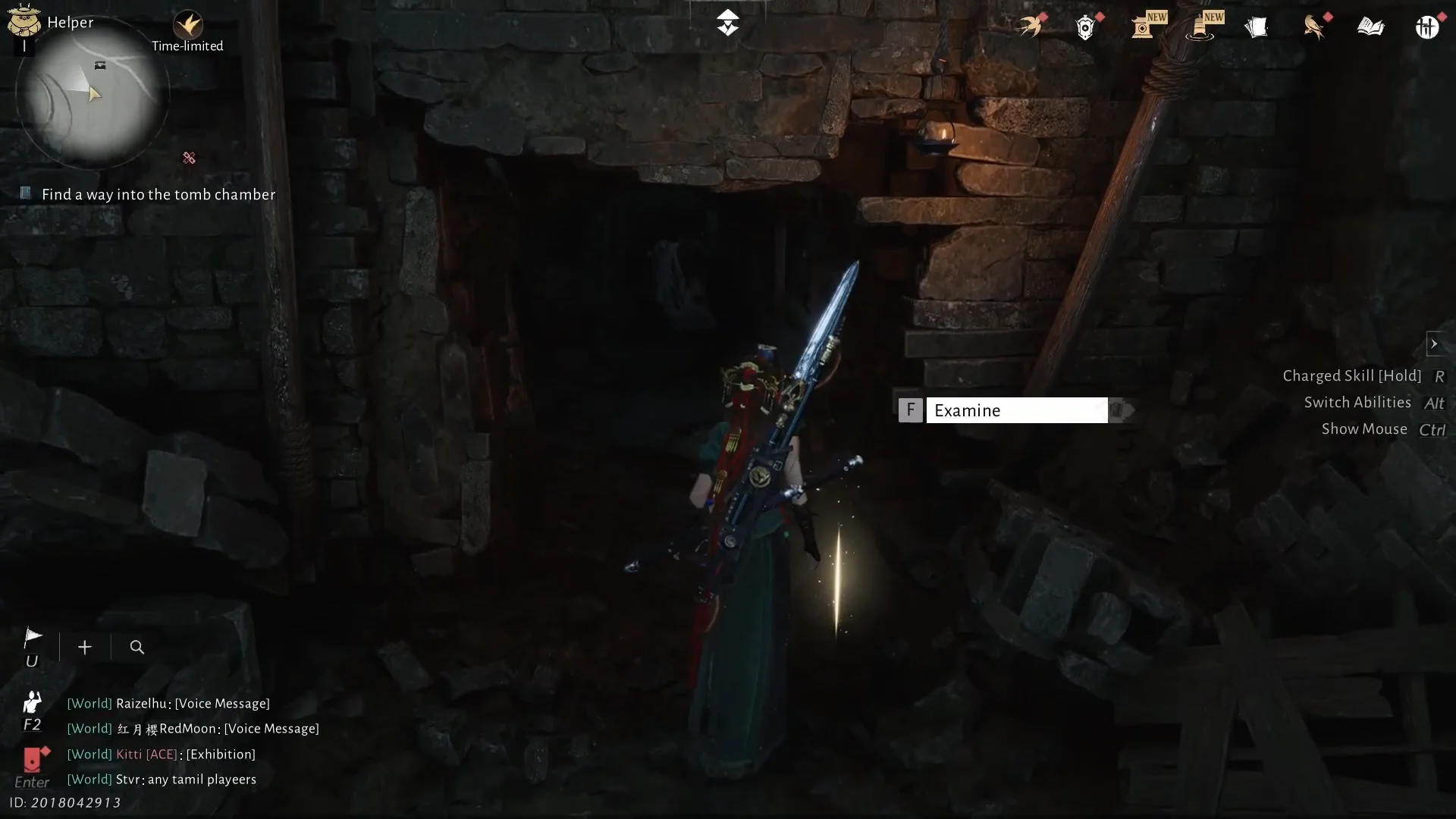 Entering Tomb Robbers' Tunnel