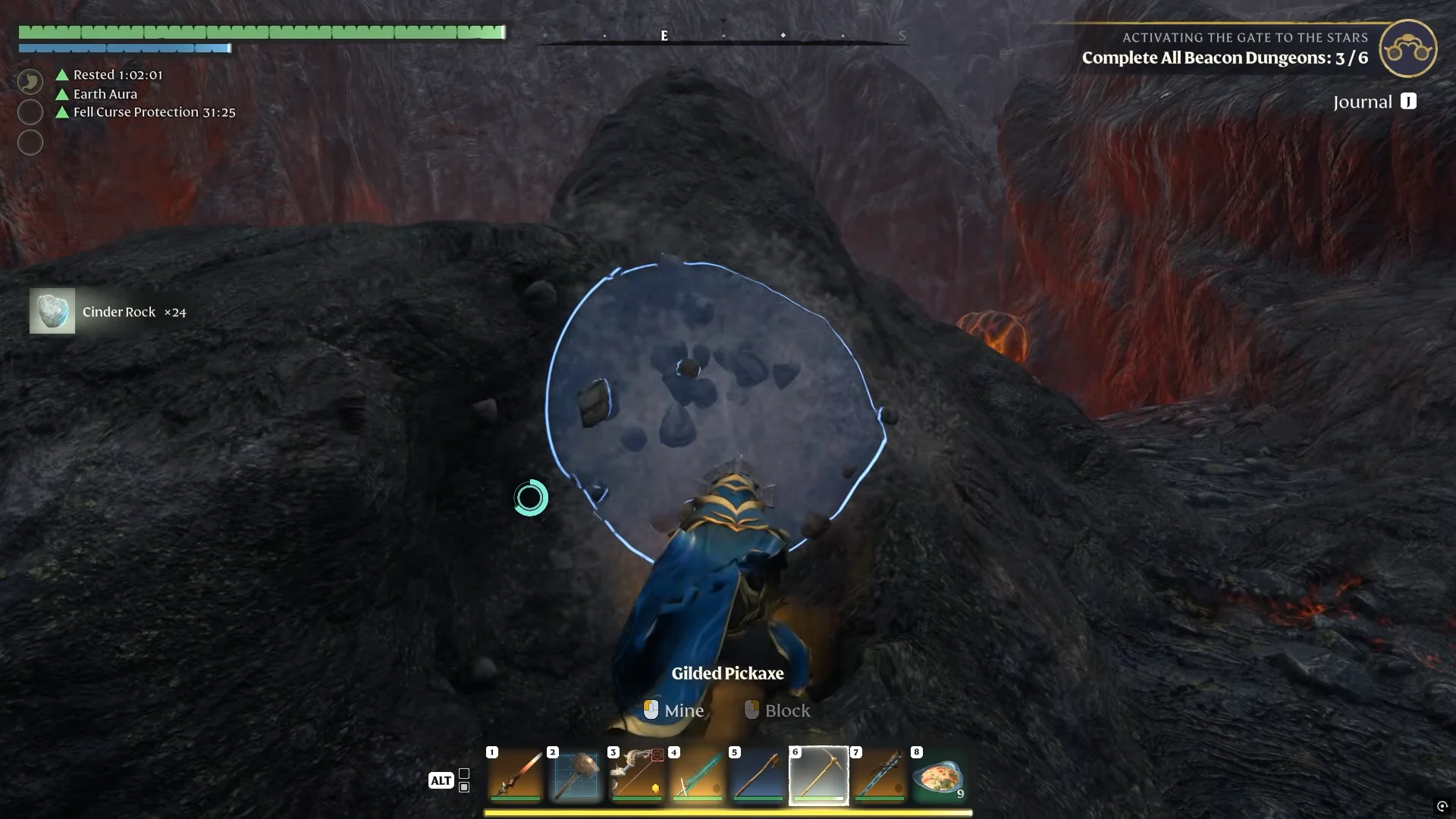 the Cinder Rock pickup notice