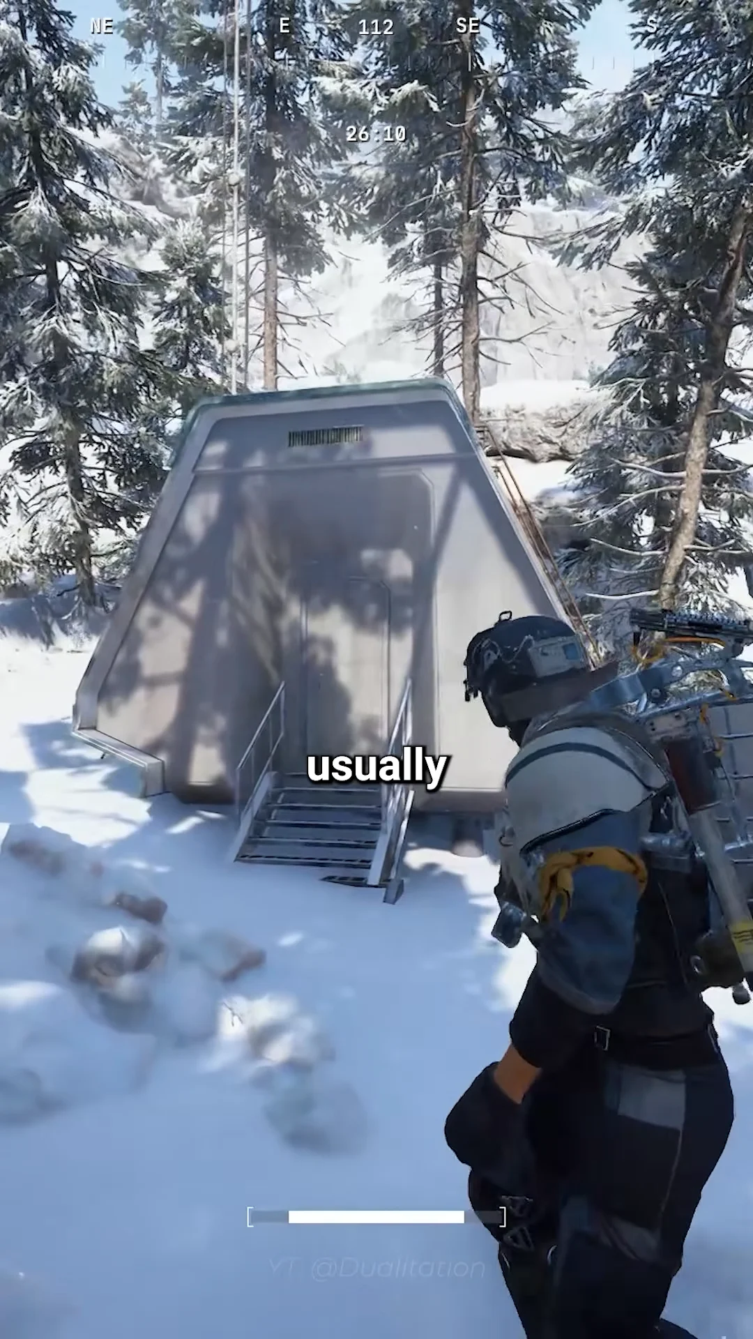 Locked Hut in Clear Weather