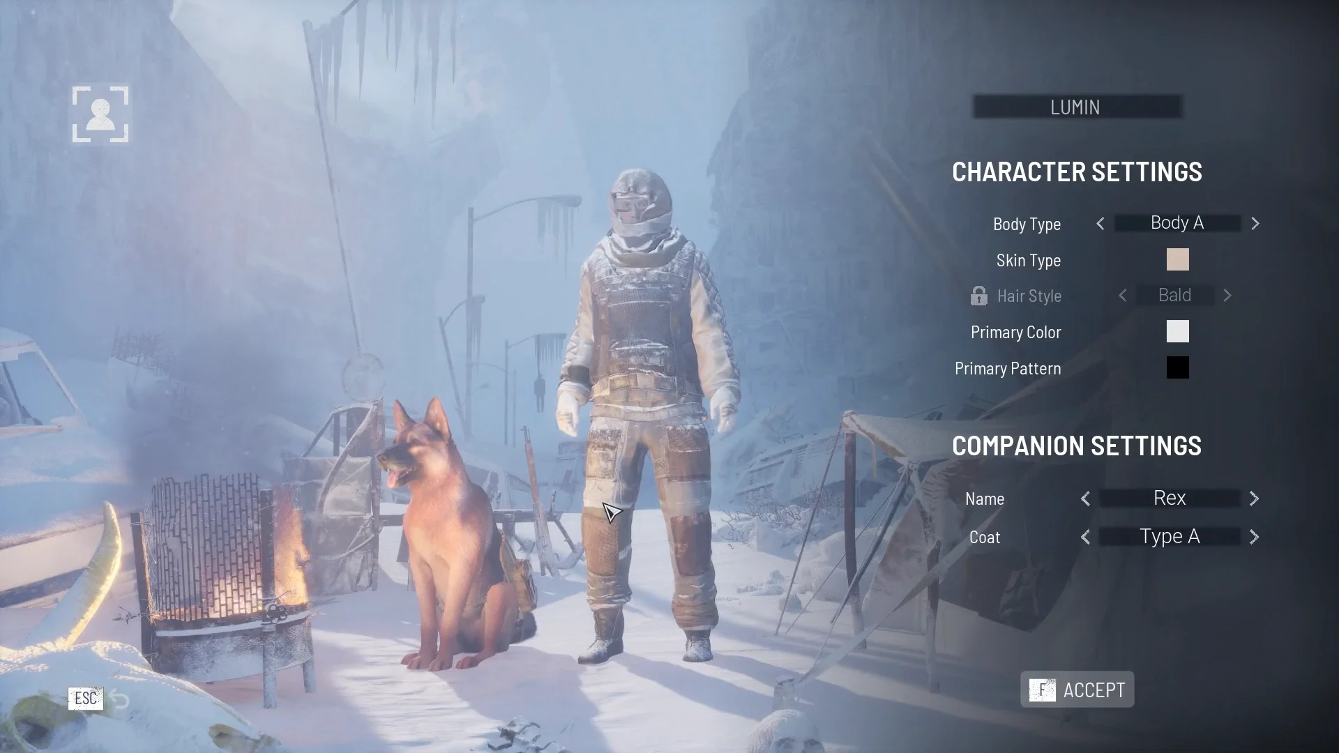 Character Settings Overview