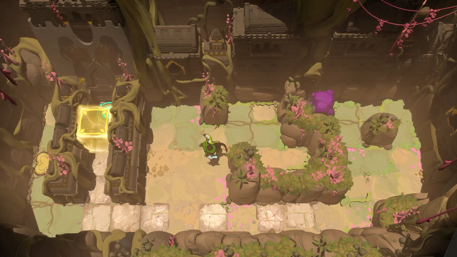 Puzzle Chamber 1: Purple Block Navigation