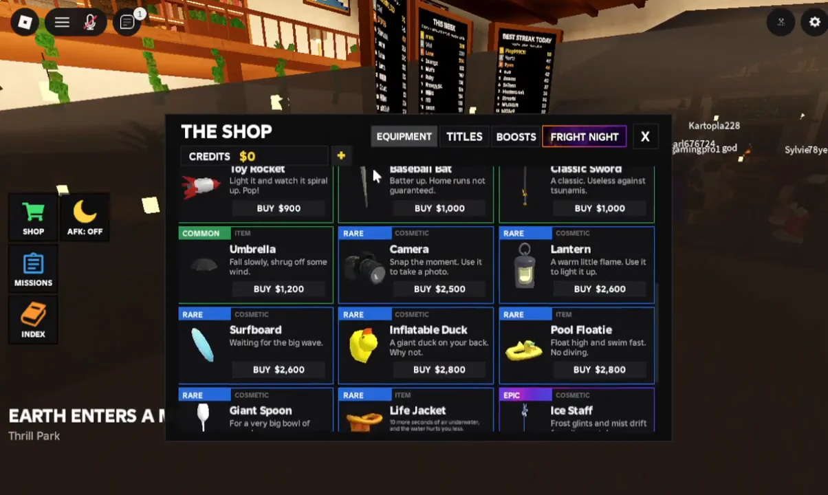 Exploring Lobby Shop & Settings
