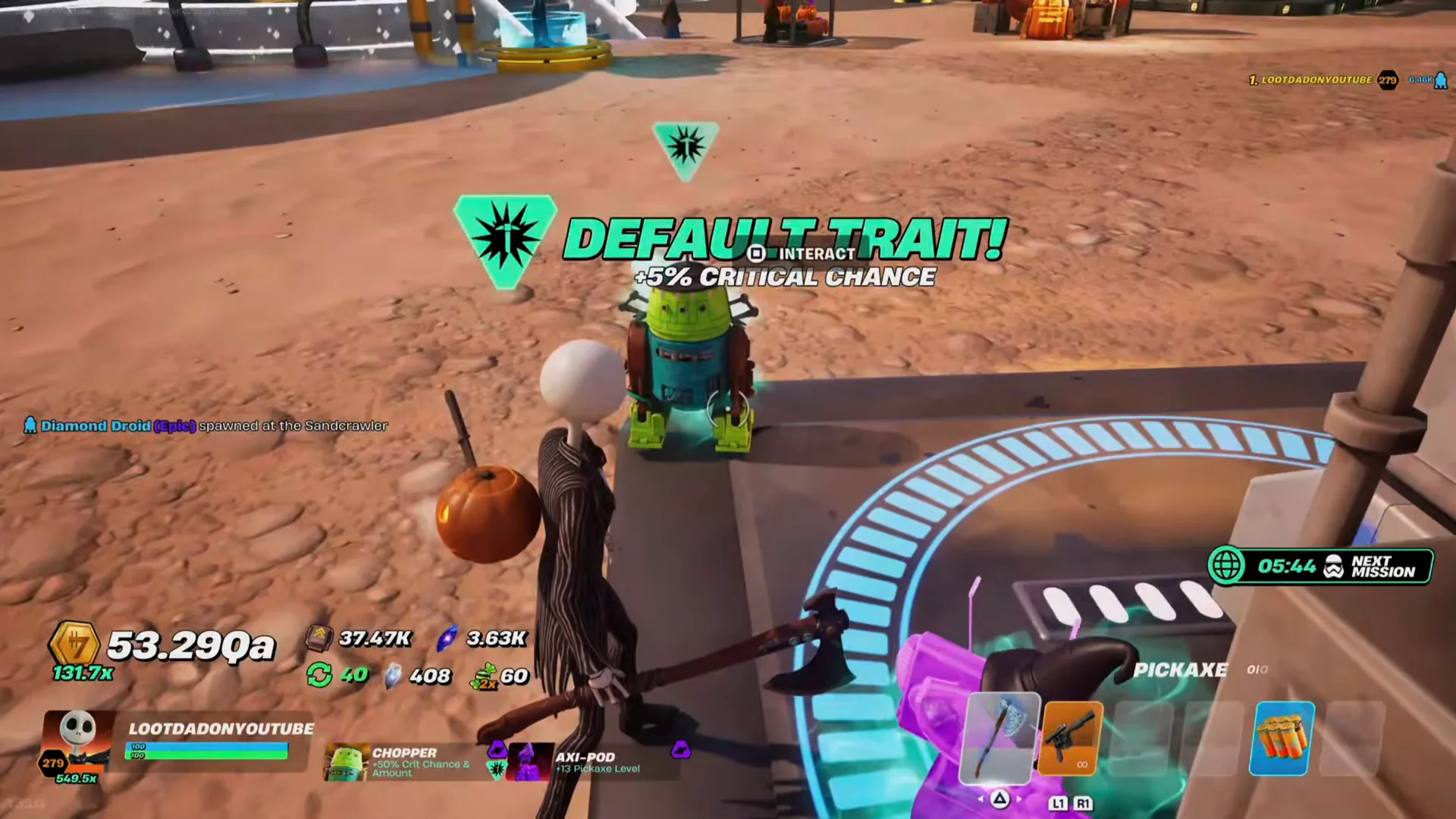 Rolling Traits on Chopper