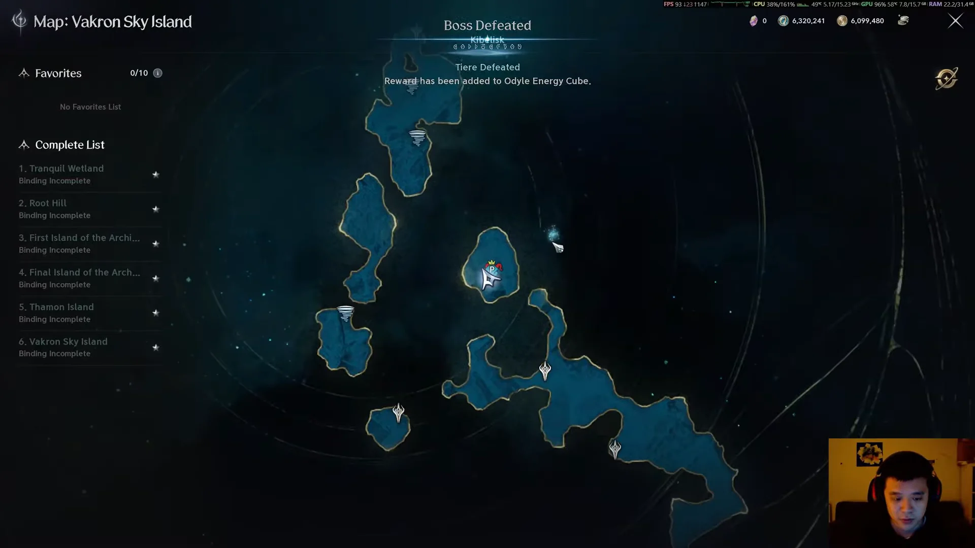 First boss defeated & map check