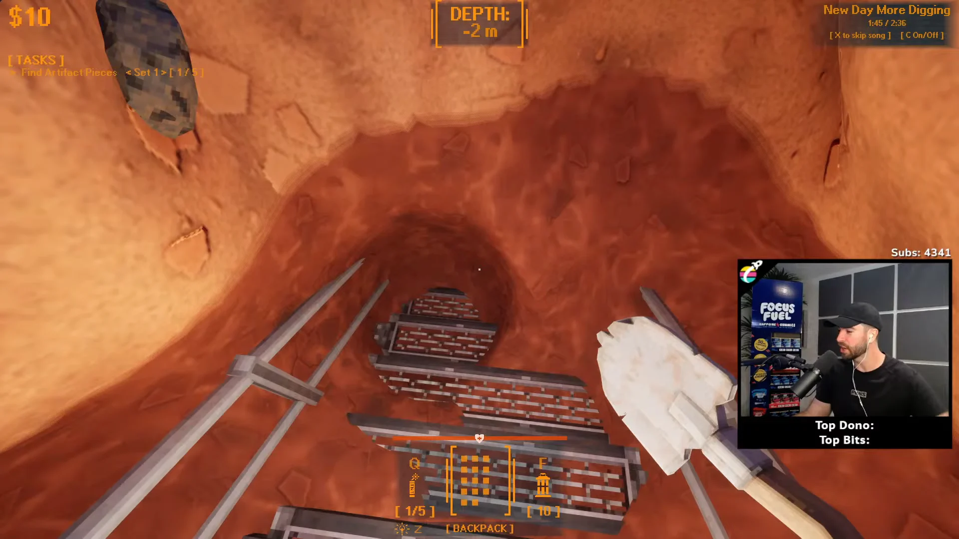 Excavating Staircase Deeper