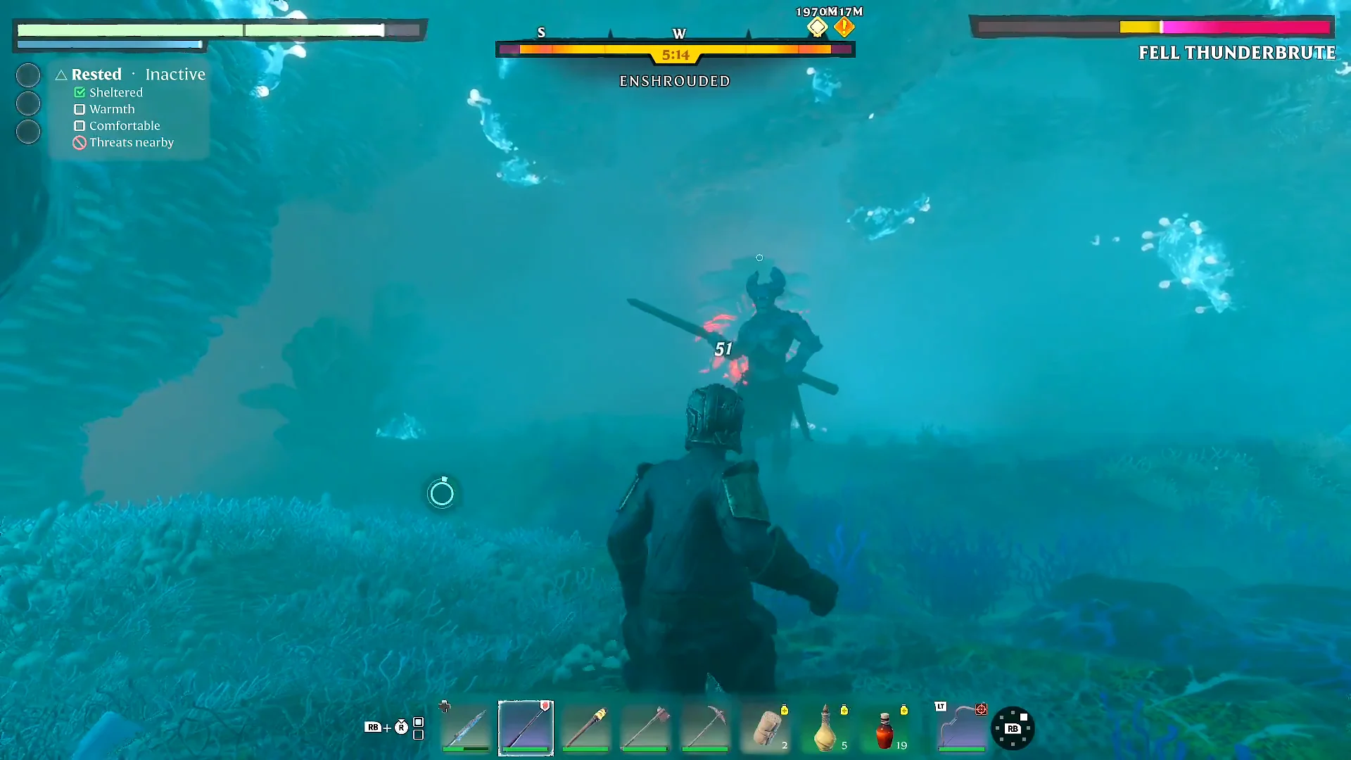 Fighting a Fell Thunderbrute